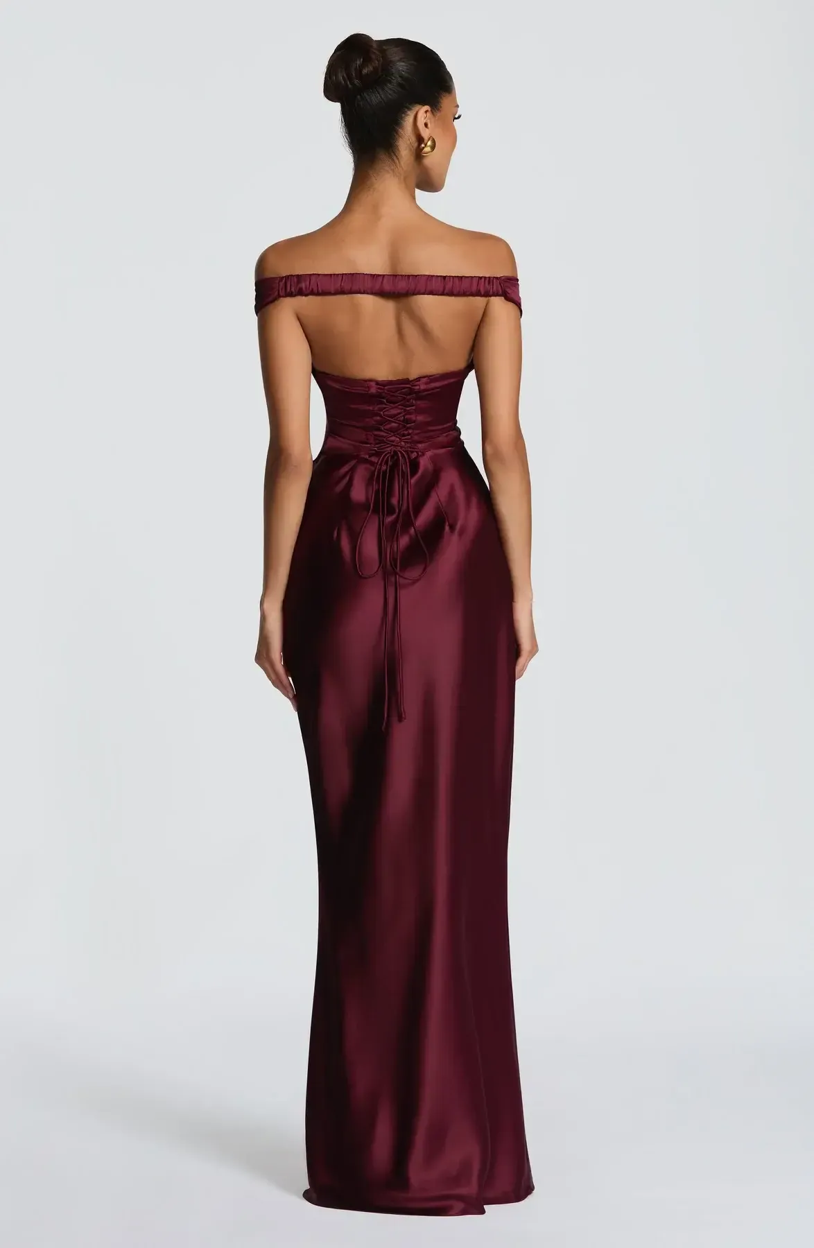 BABYBOO Aurelia Maxi Dress - Cherry Lacquer (HIRE) 