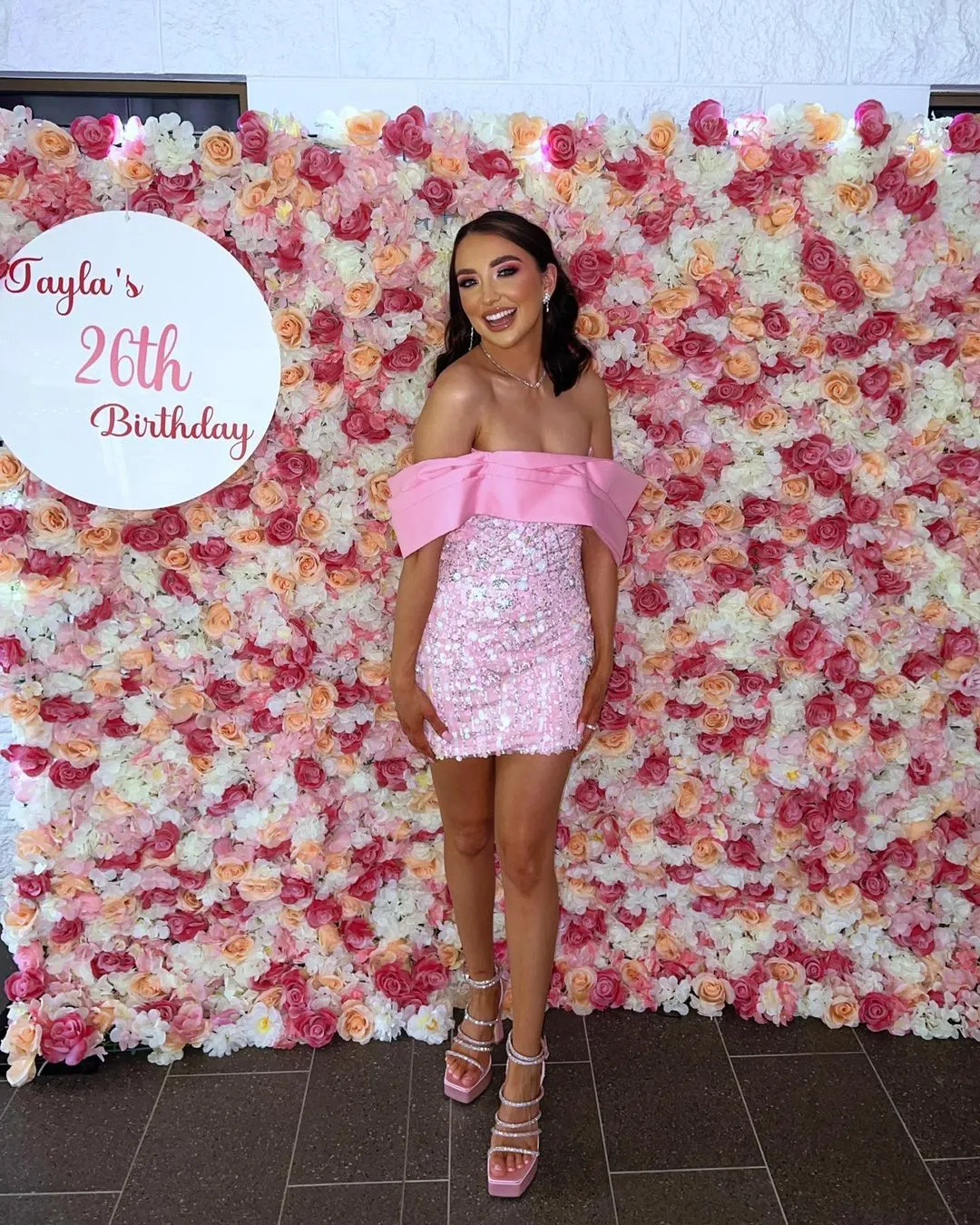 ELIYA Bianca Dress - Pink (HIRE)