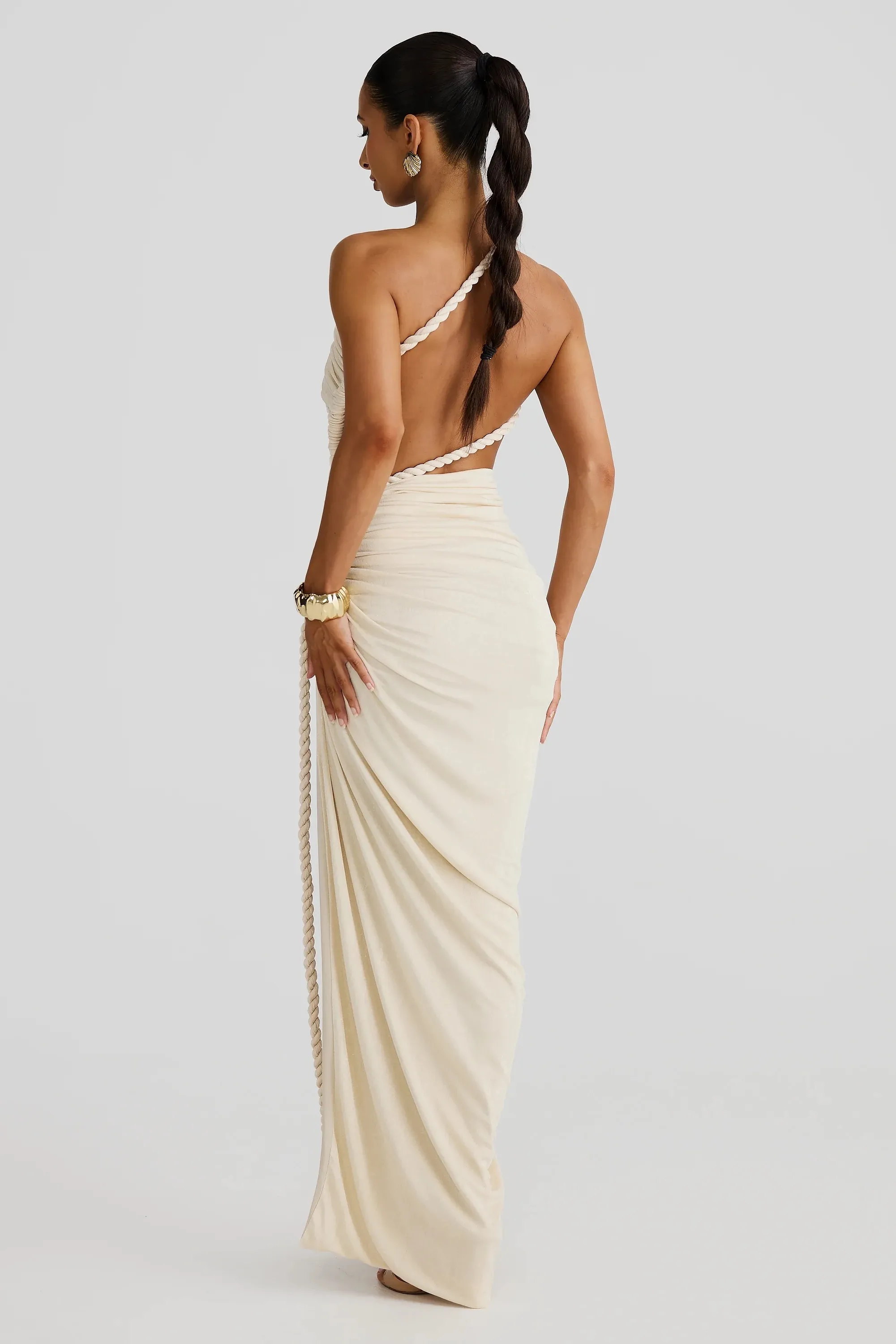 MELANI Juliana Gown - Pearl Marble (HIRE)