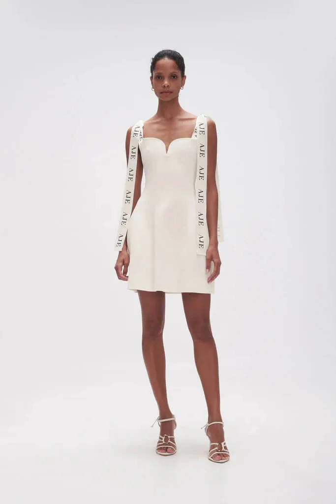 AJE Amber Knit Dress - White (HIRE)