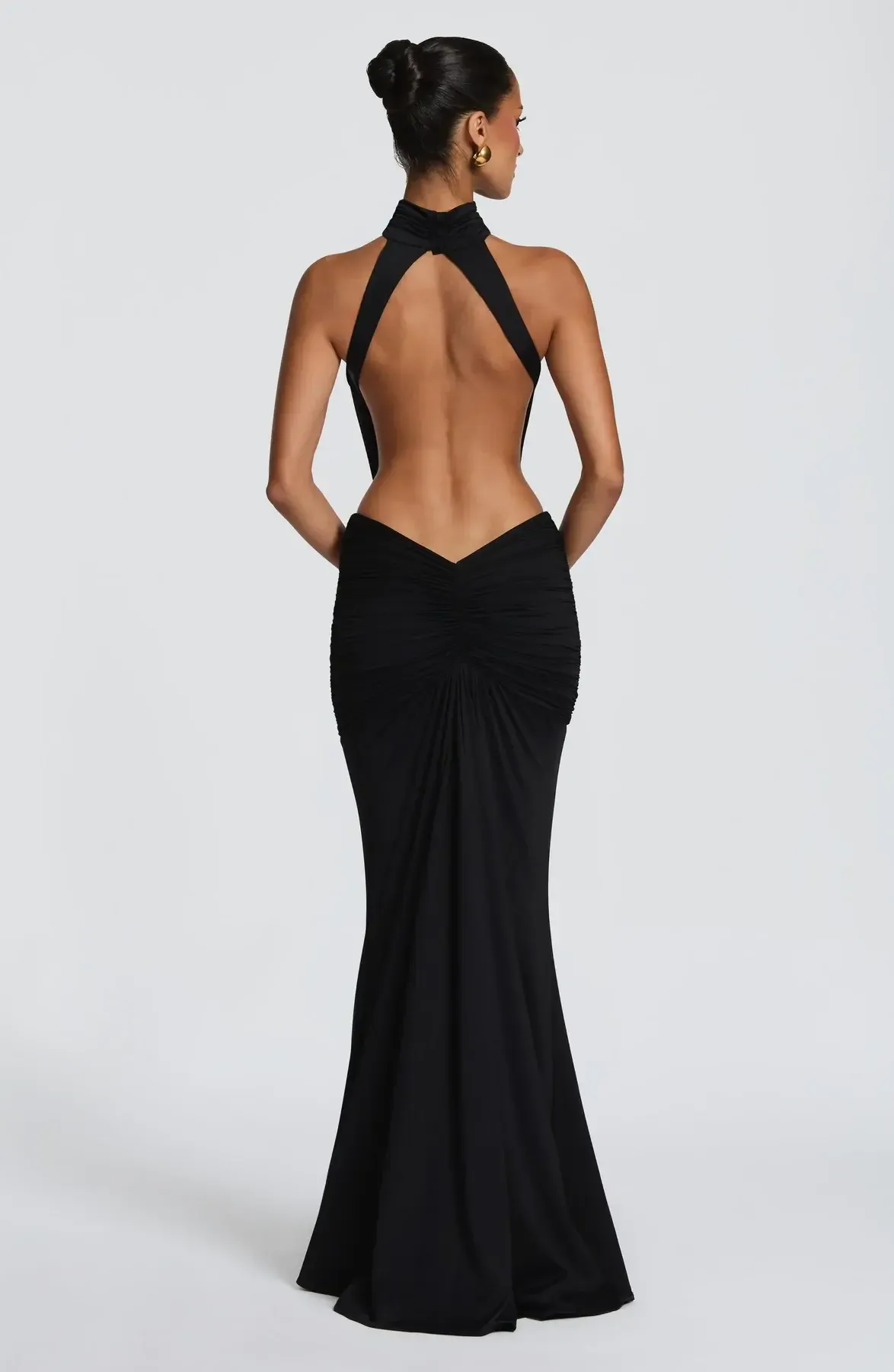 BABYBOO Thekla Maxi Dress - Black (HIRE)