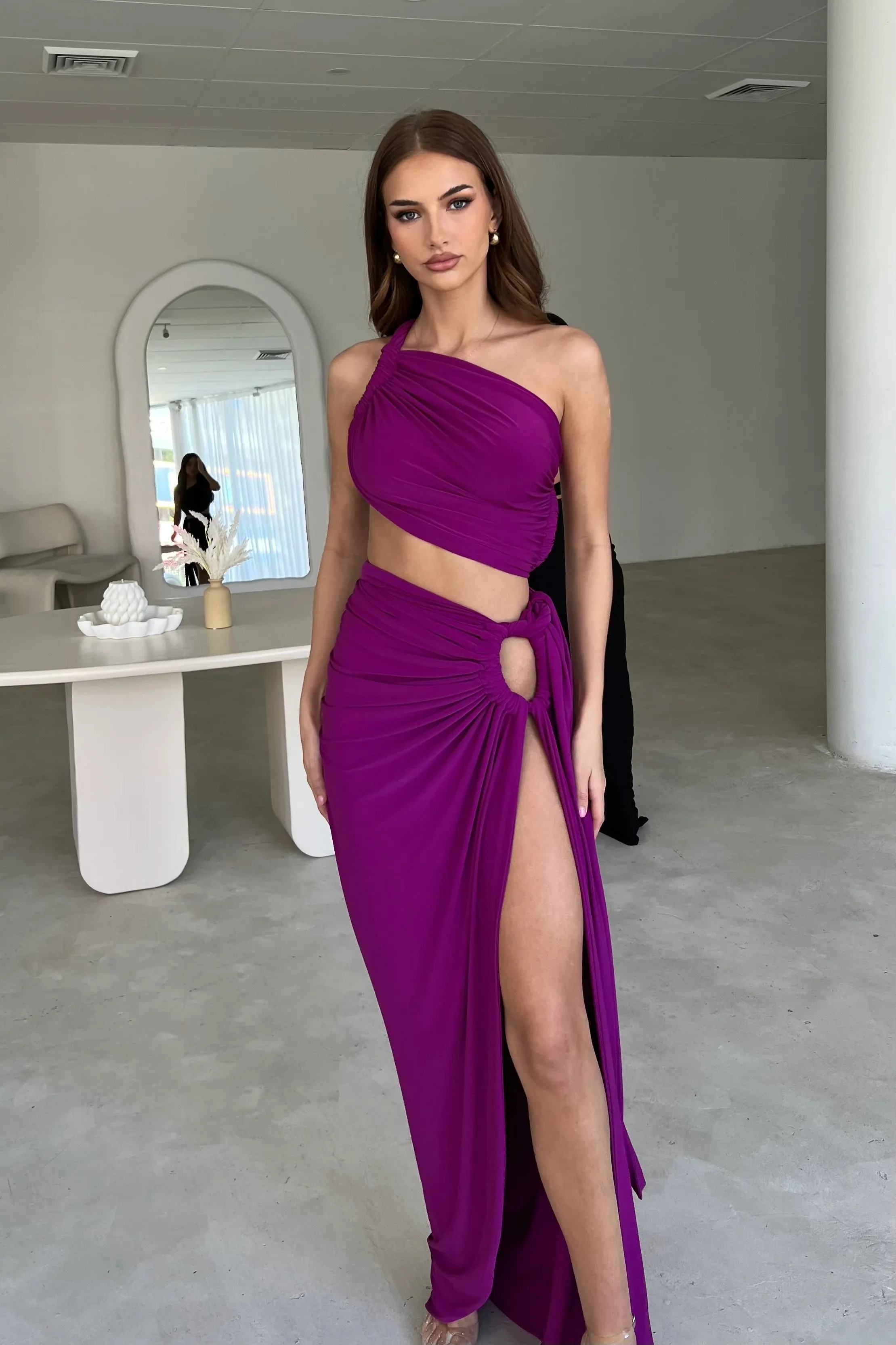 MELANI Viera Two Piece - Purple (HIRE)