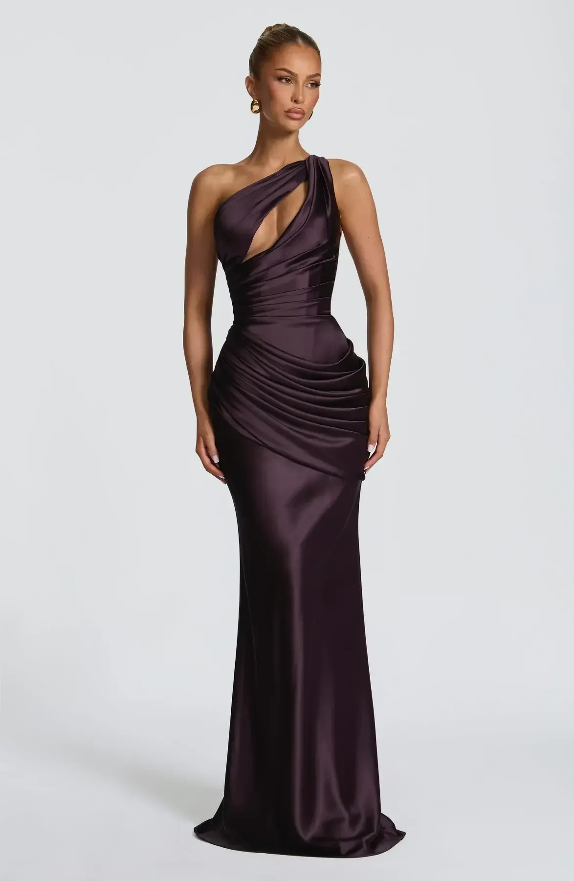 BABYBOO Emina Maxi Dress - Plum (HIRE)