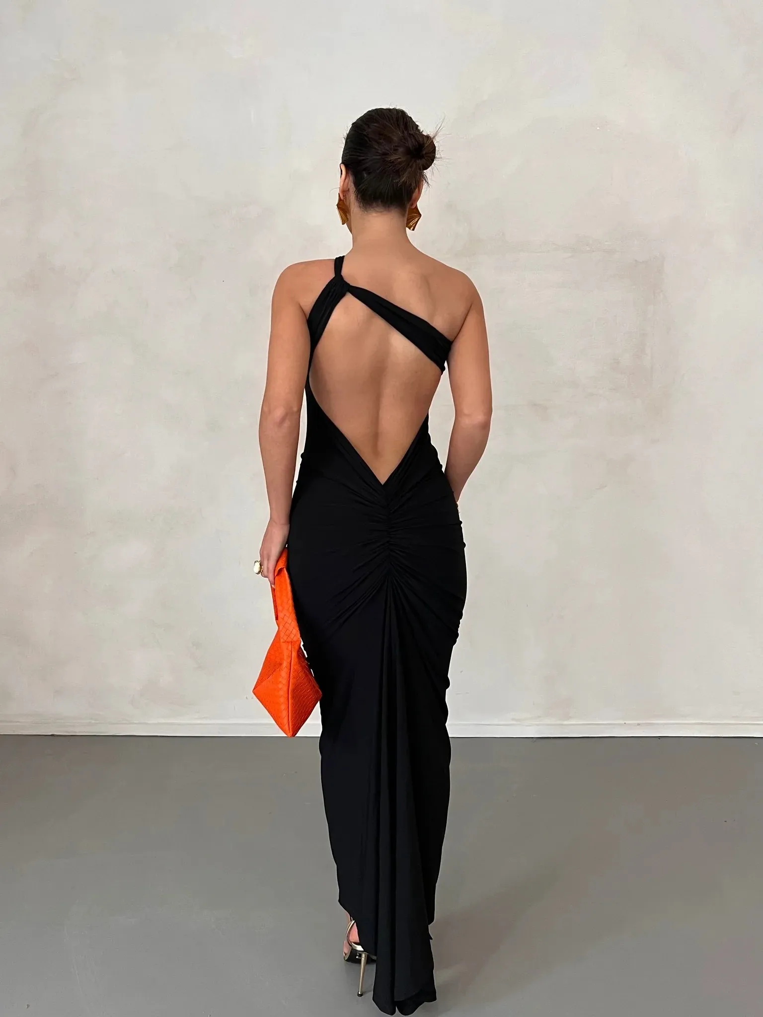 MELANI Melina Dress - Black (HIRE)