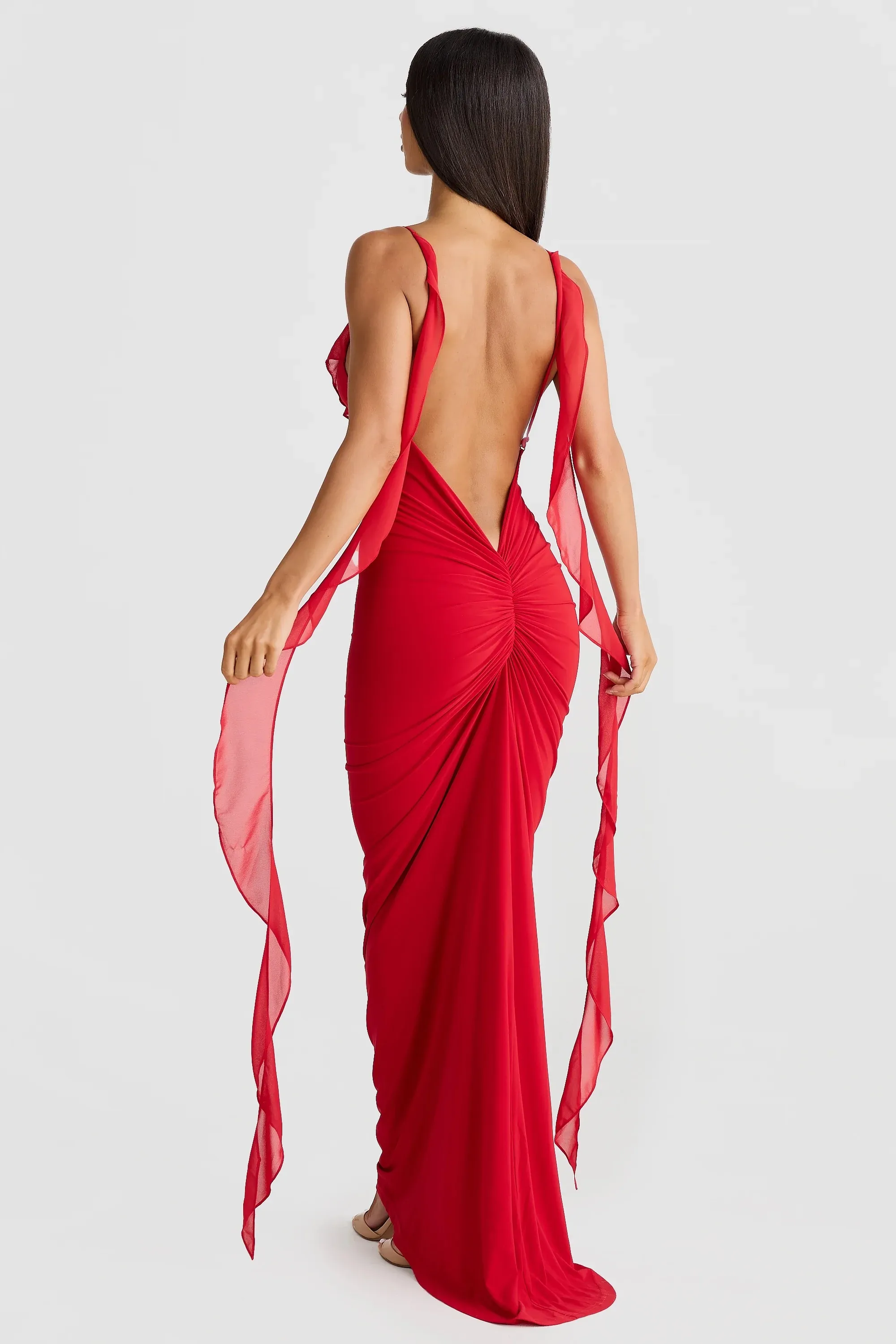 MELANI Daniela Gown – Red (HIRE)