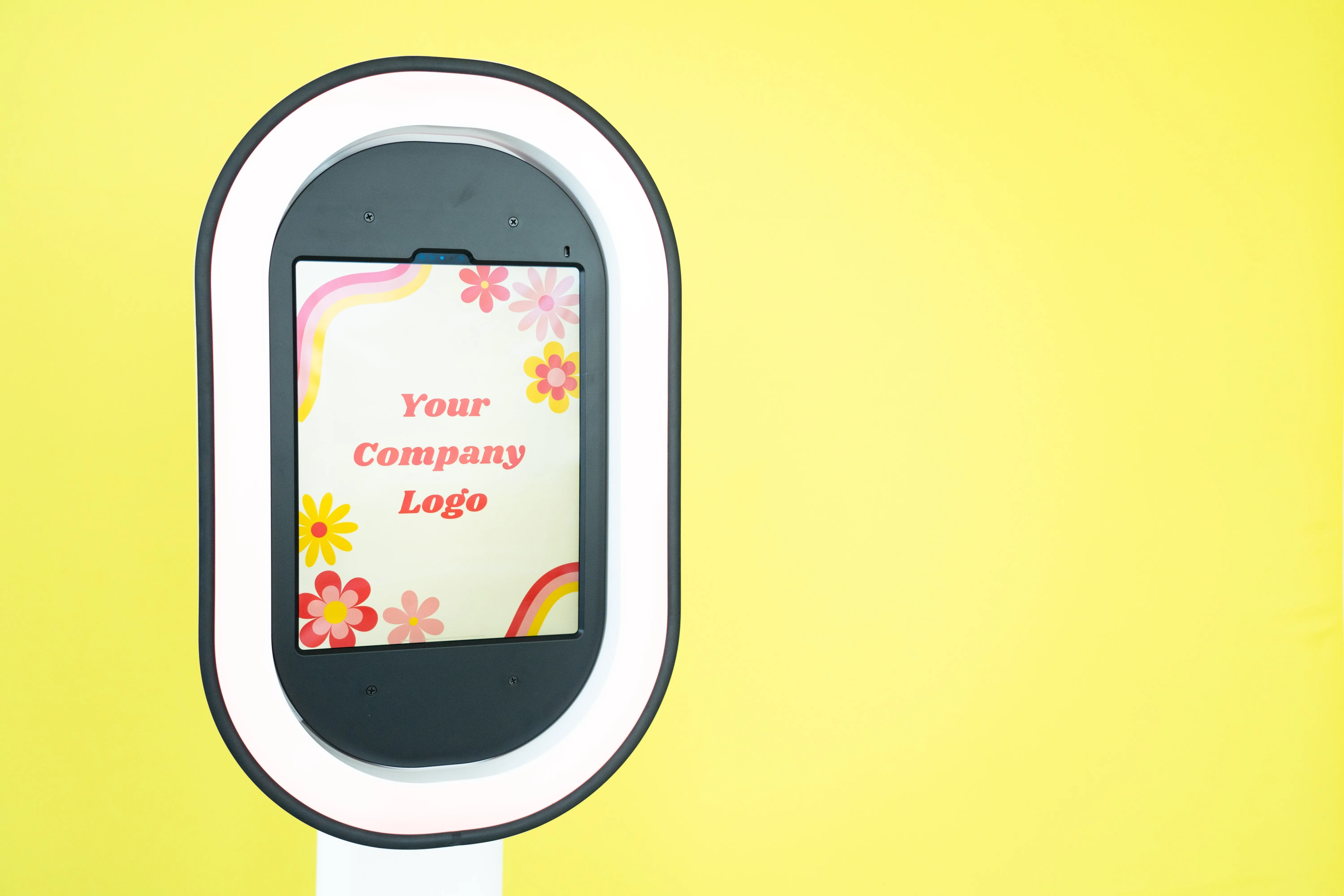 Photo Booth - Custom Welcome screen / home screen & Photo overlay / templates