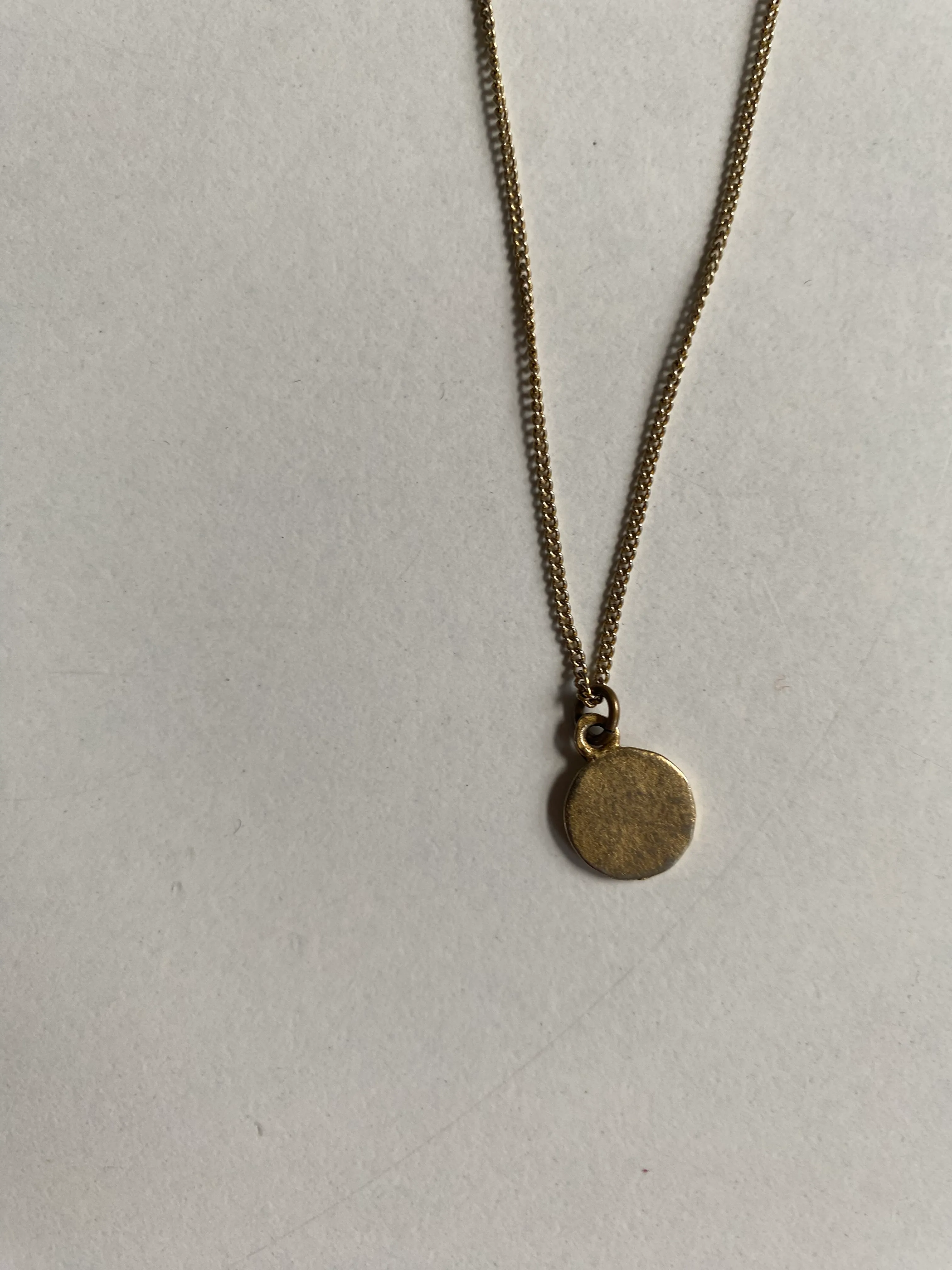No Name Necklace Peace Charm
