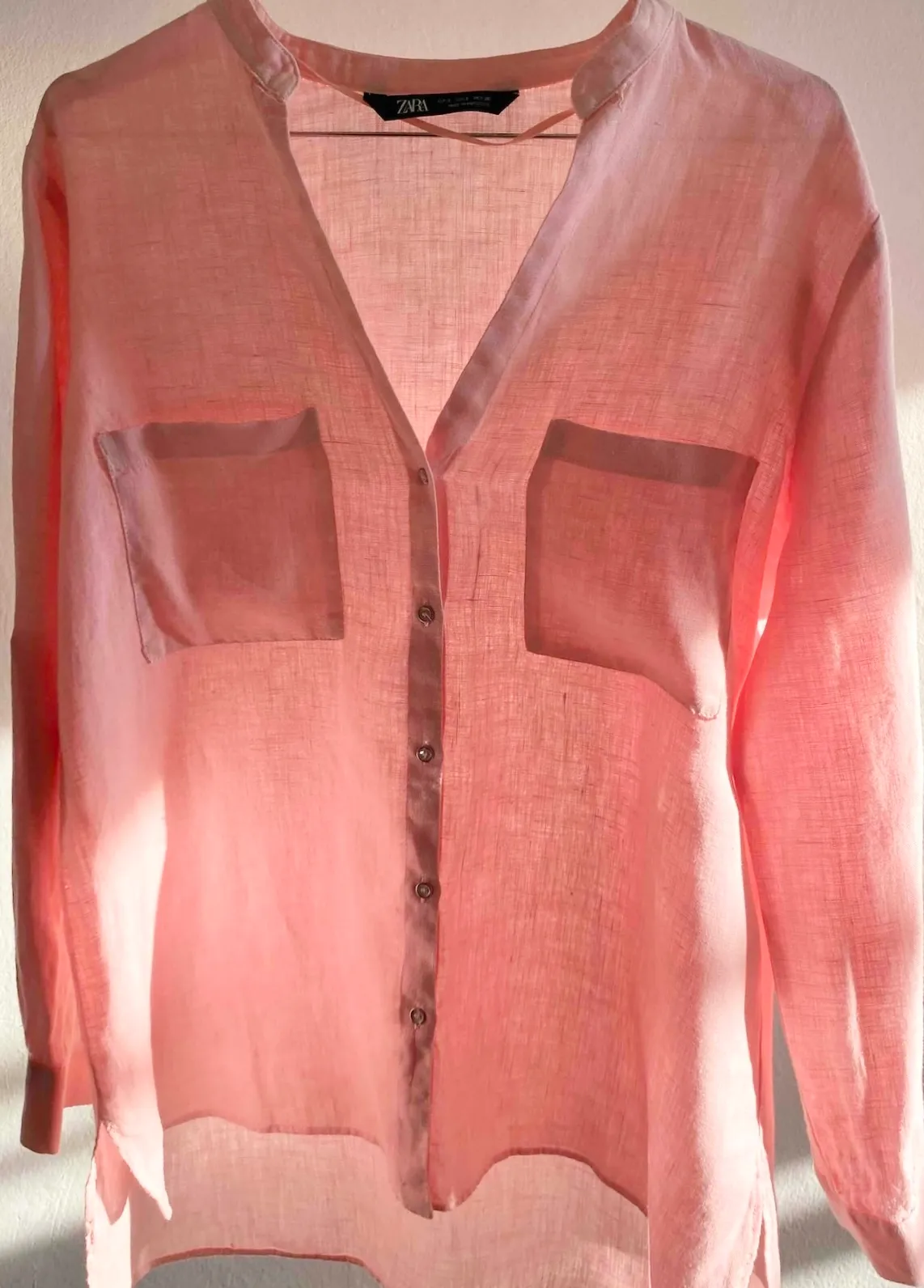 Zara Shirt Rose — Size S