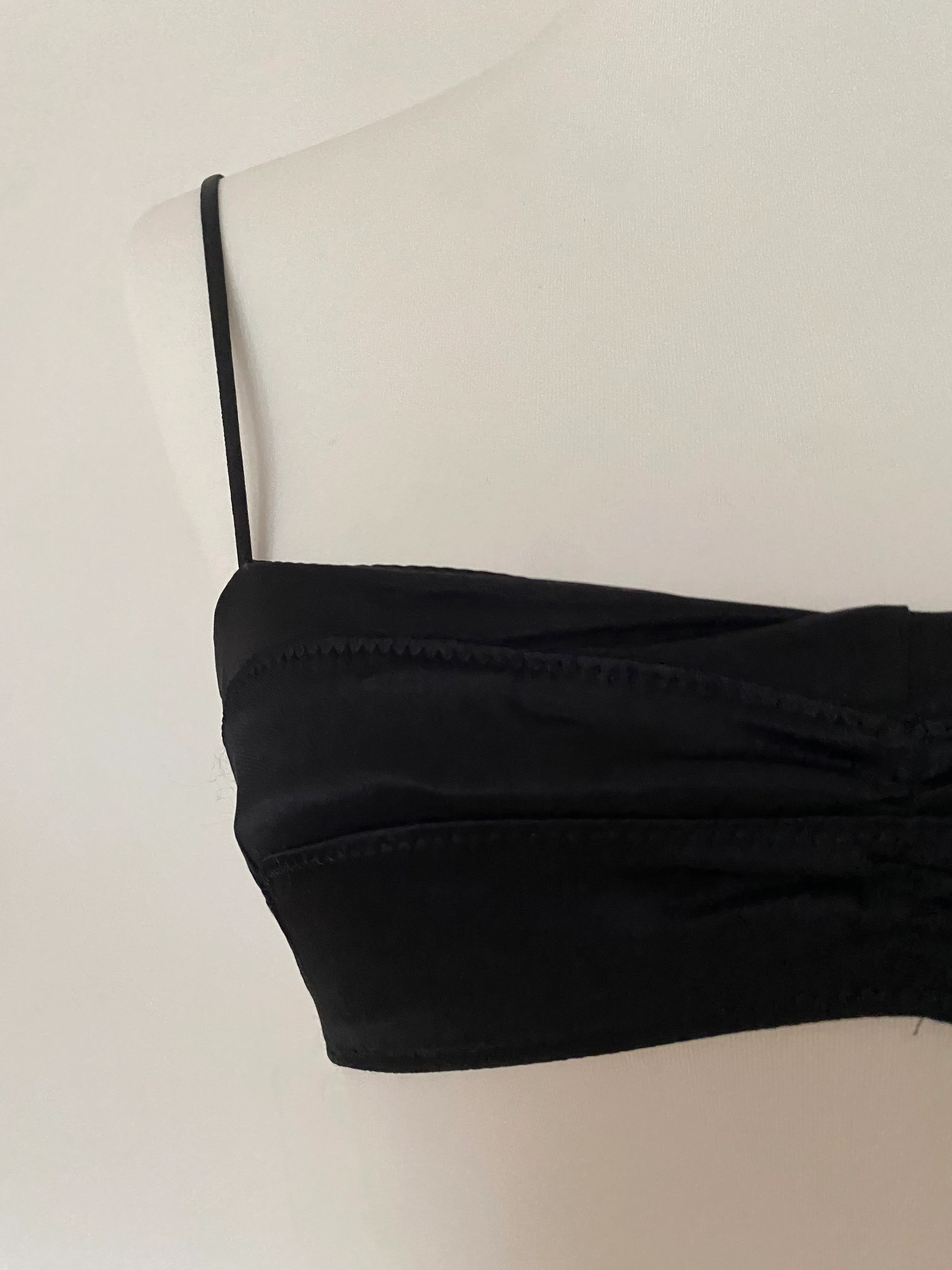 Victoria Beckham X Mango Bralette Black Size S