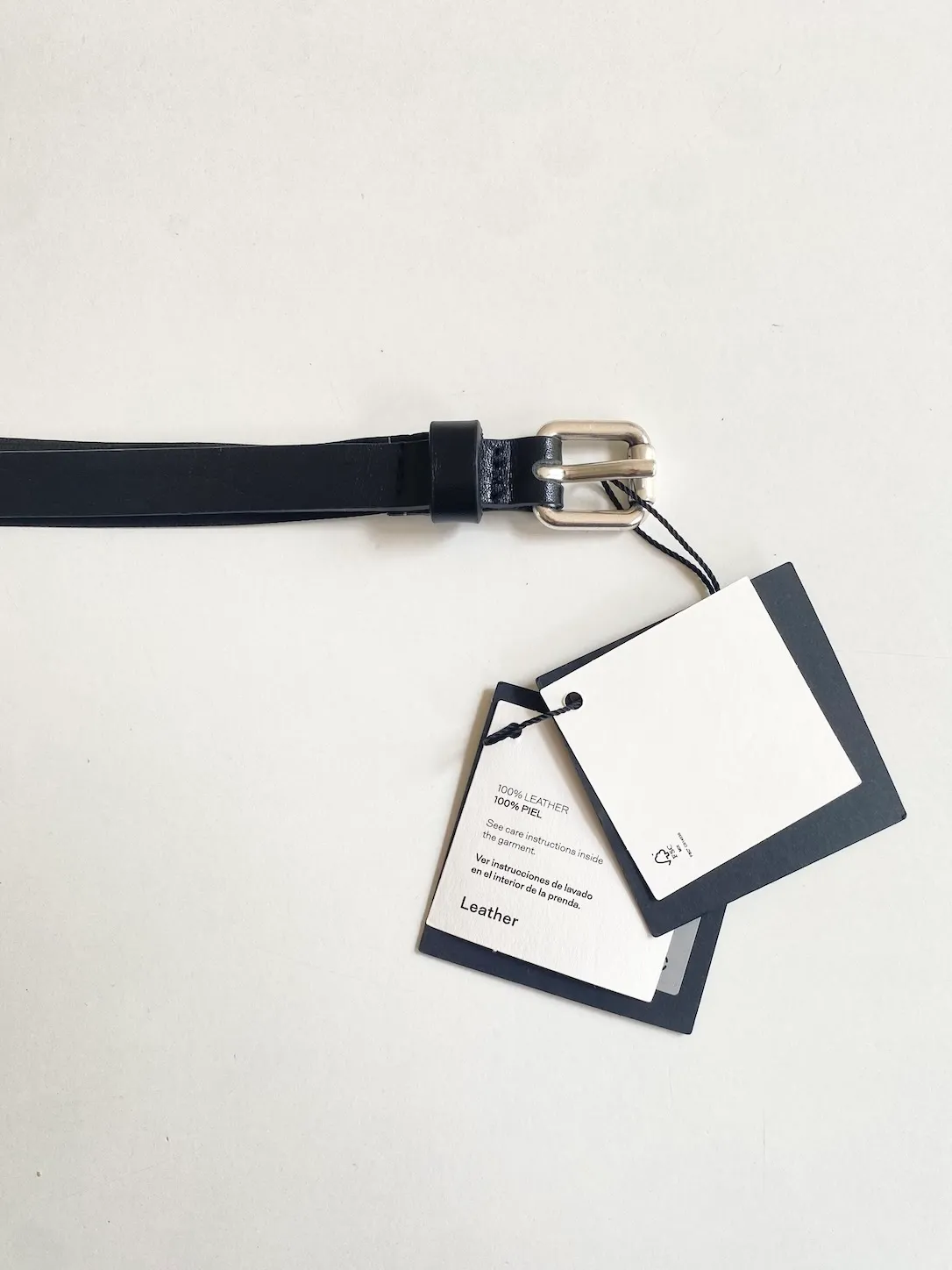 Massimo Dutti Belt Black — Size M