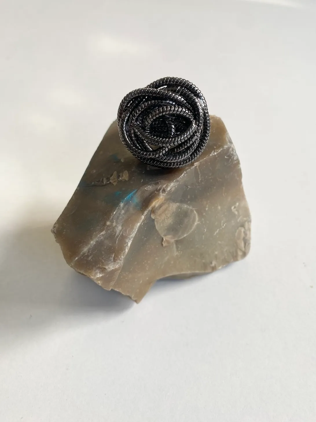 & Other Stories Statement Ring Gunmetal 