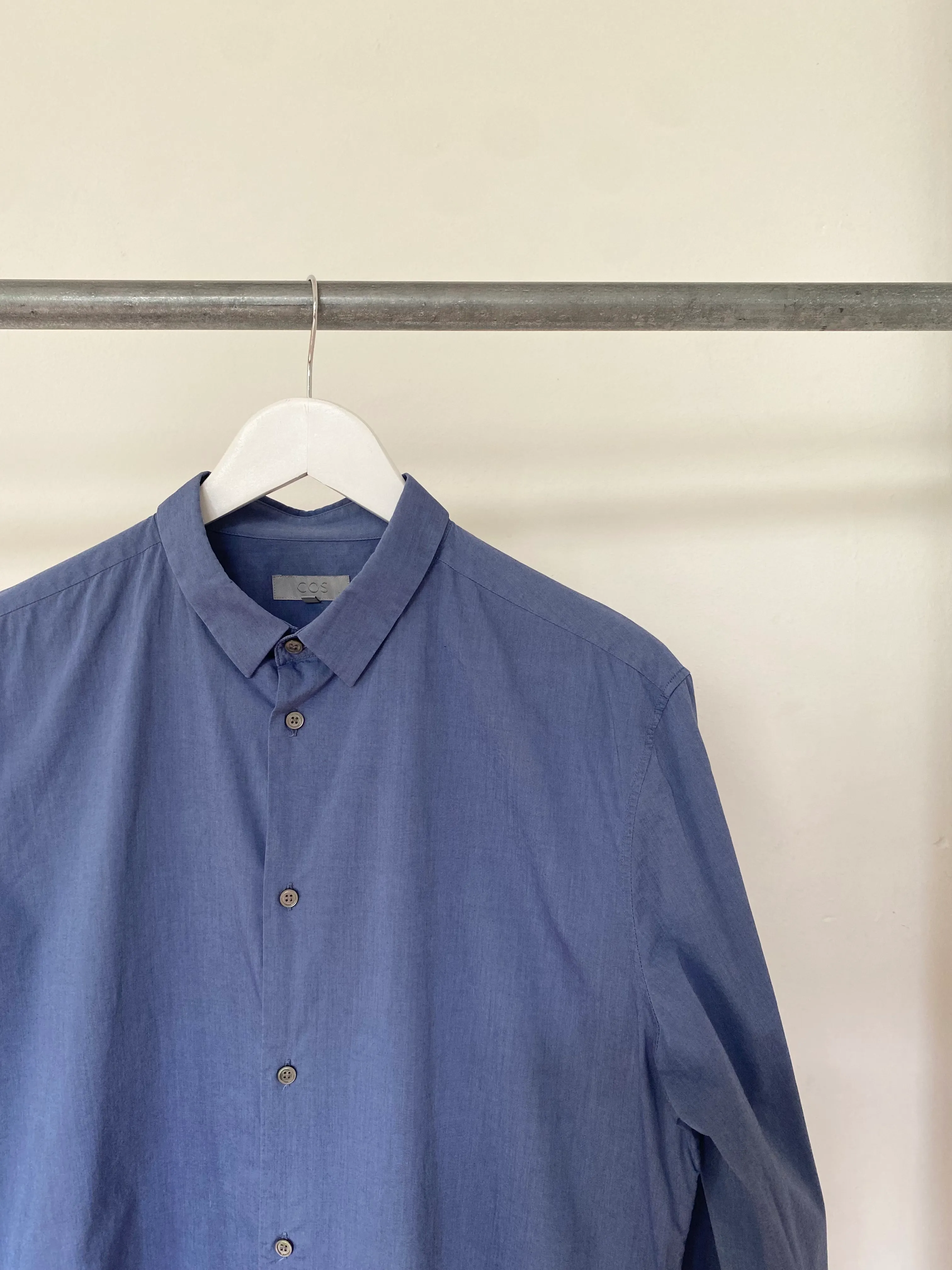 COS Shirt Slate Blue / Size EU 41
