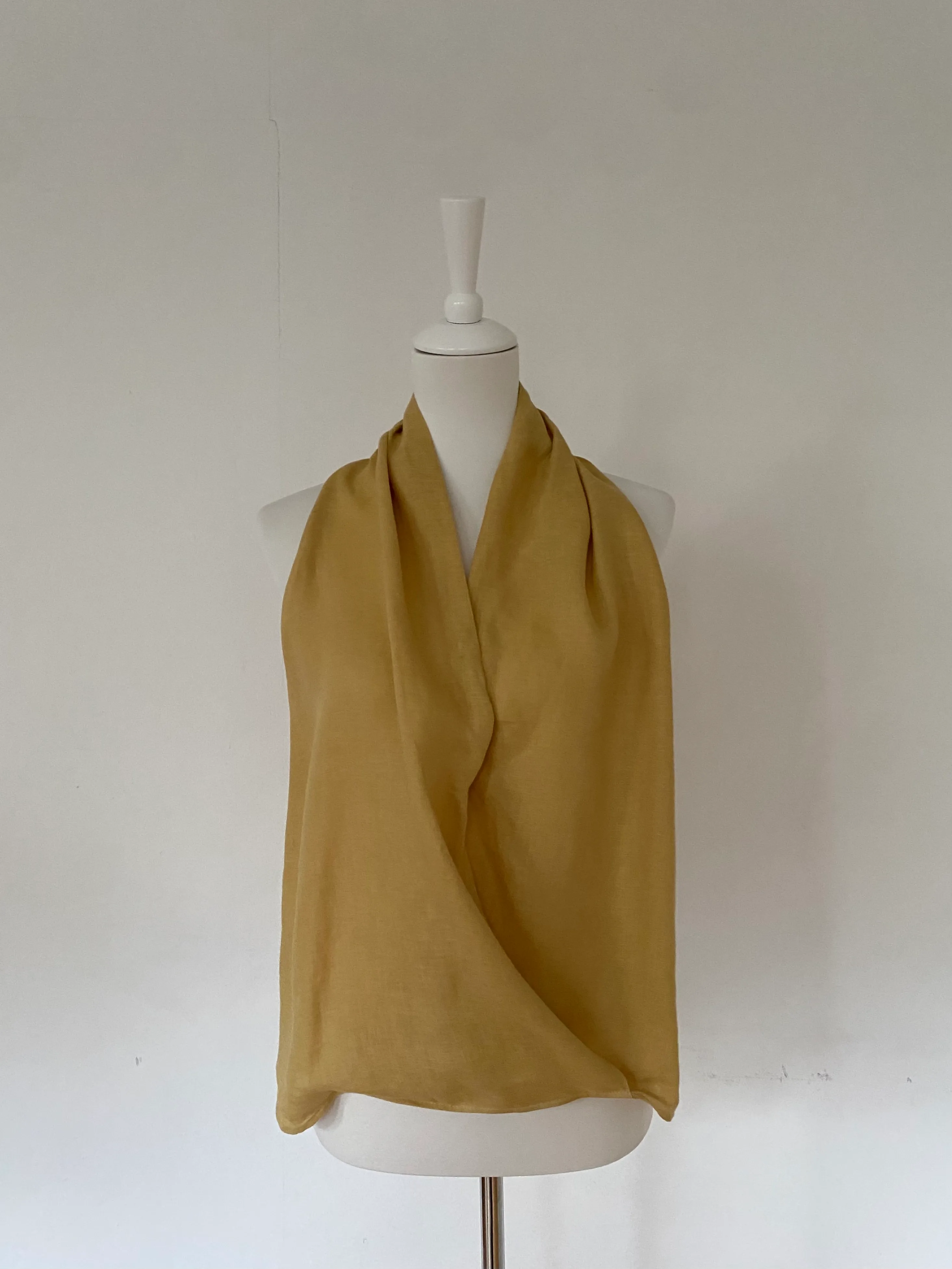 Massimo Dutti Draped Halter Top Size M