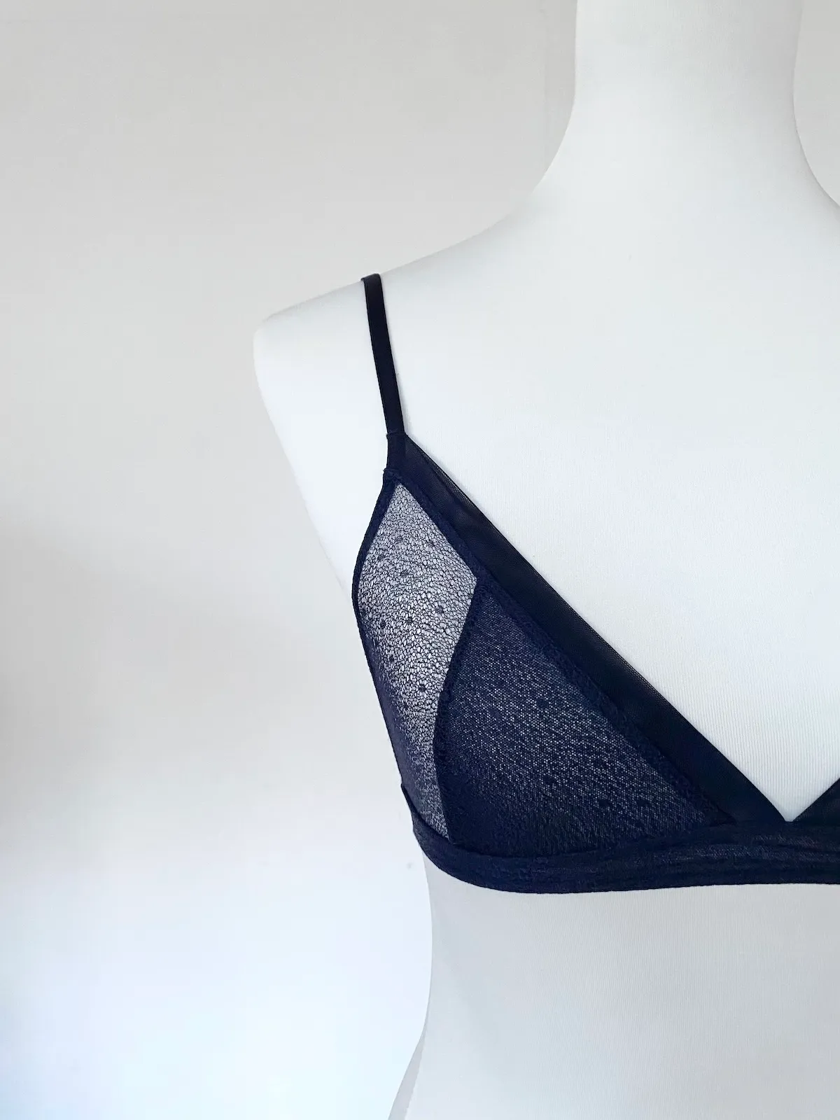 COS Sheer Triangle Bra Size S