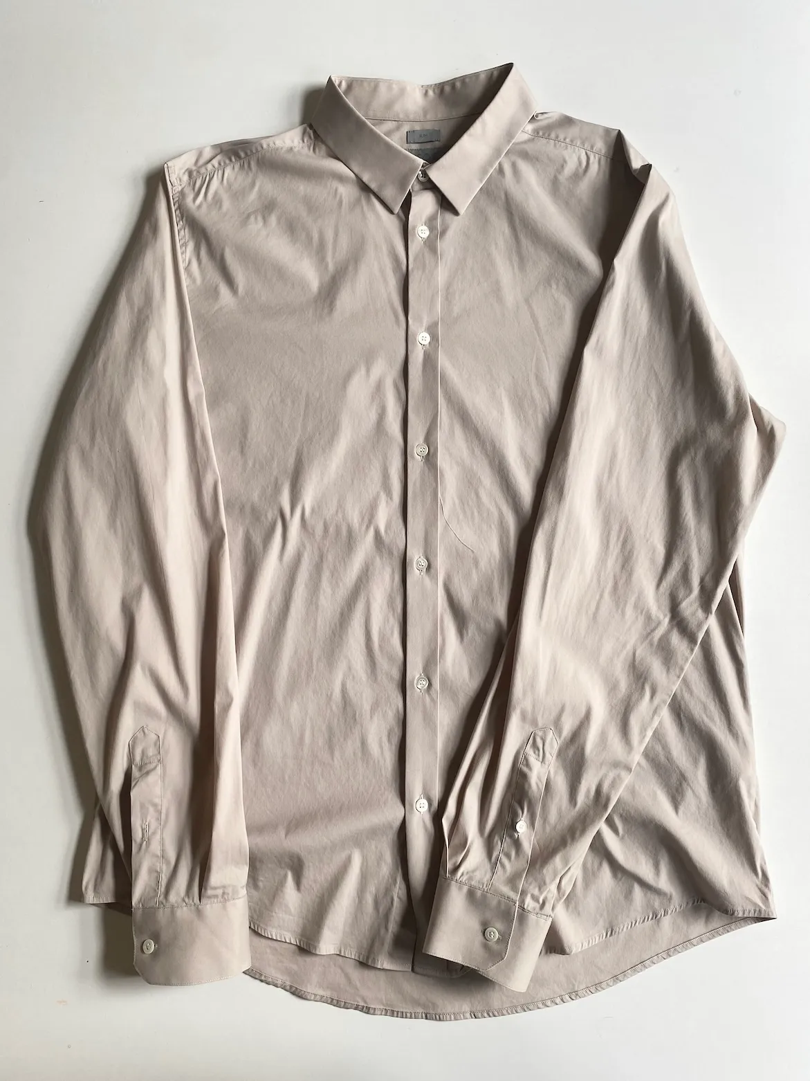 COS Suit Shirt Taupe — Size 42
