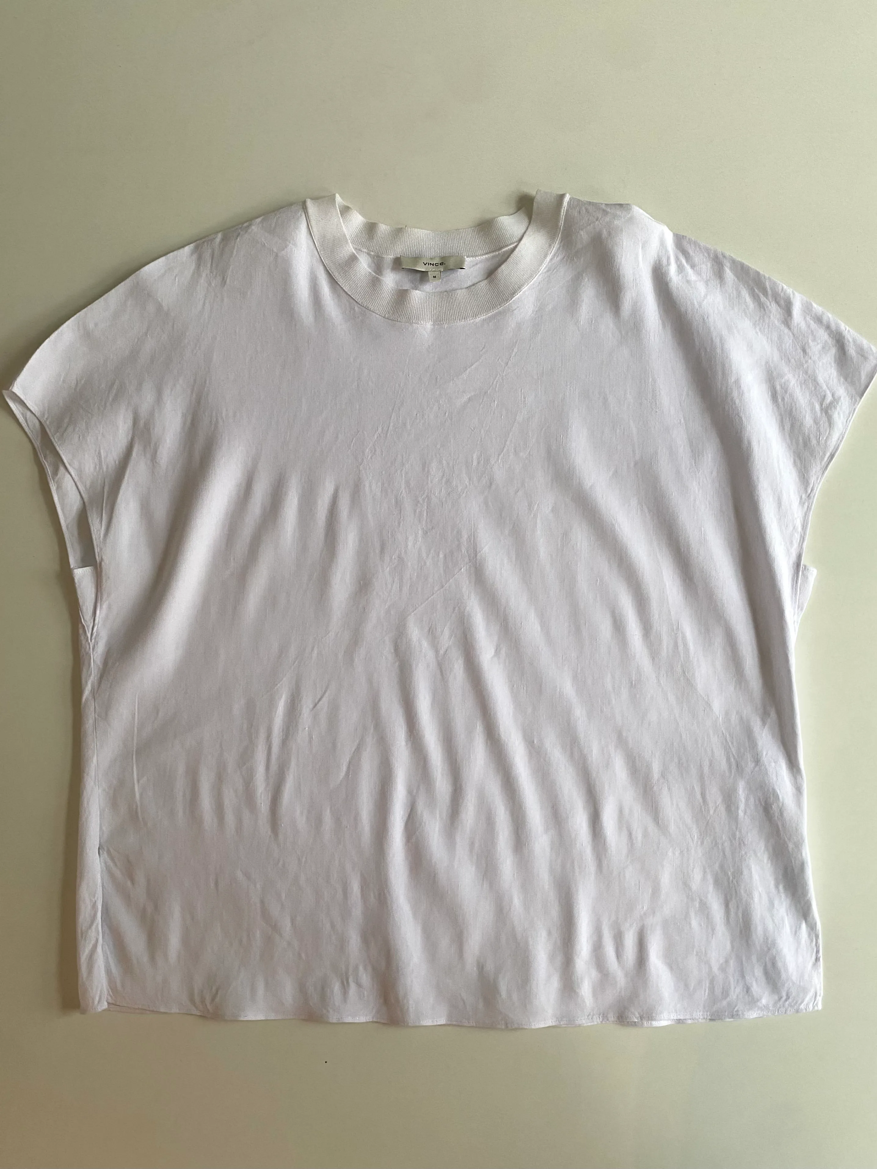 Vince Linenmix Top Size M