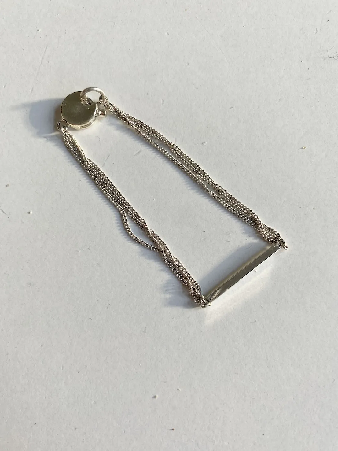 & Other Stories Bracelet Bar Detail Silver