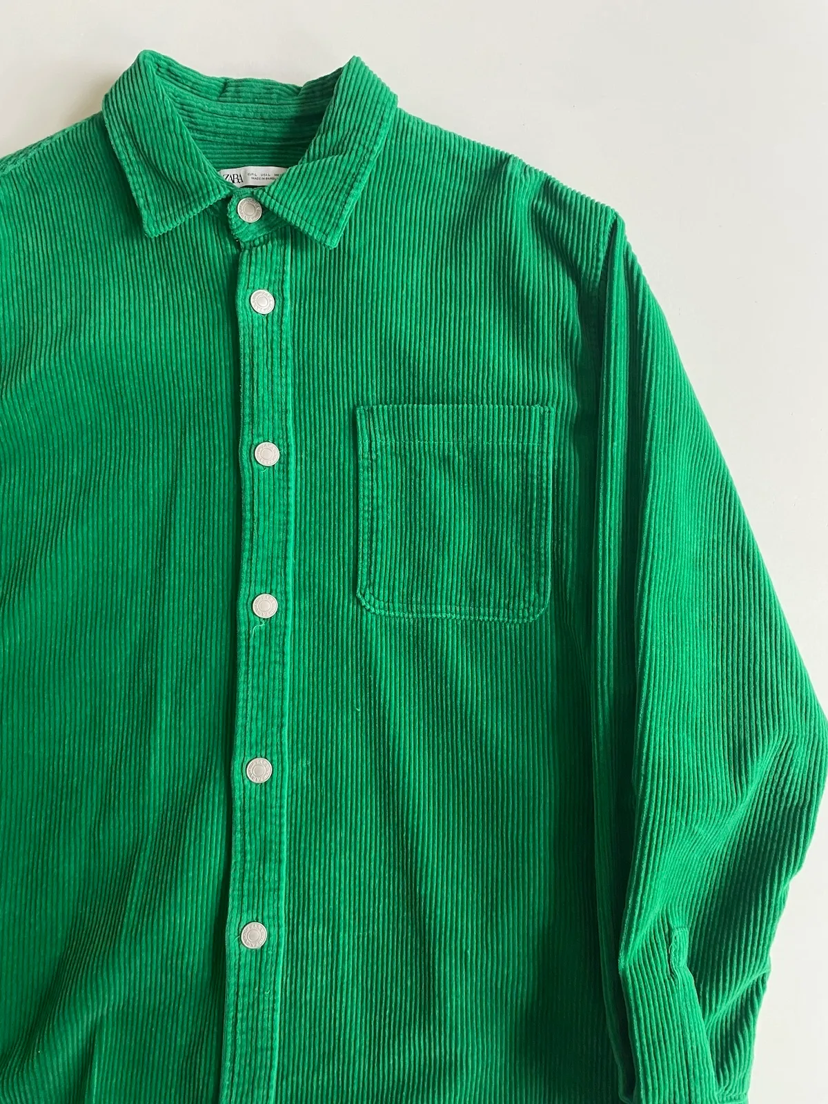 Zara Corduroy Shirt — Size L 