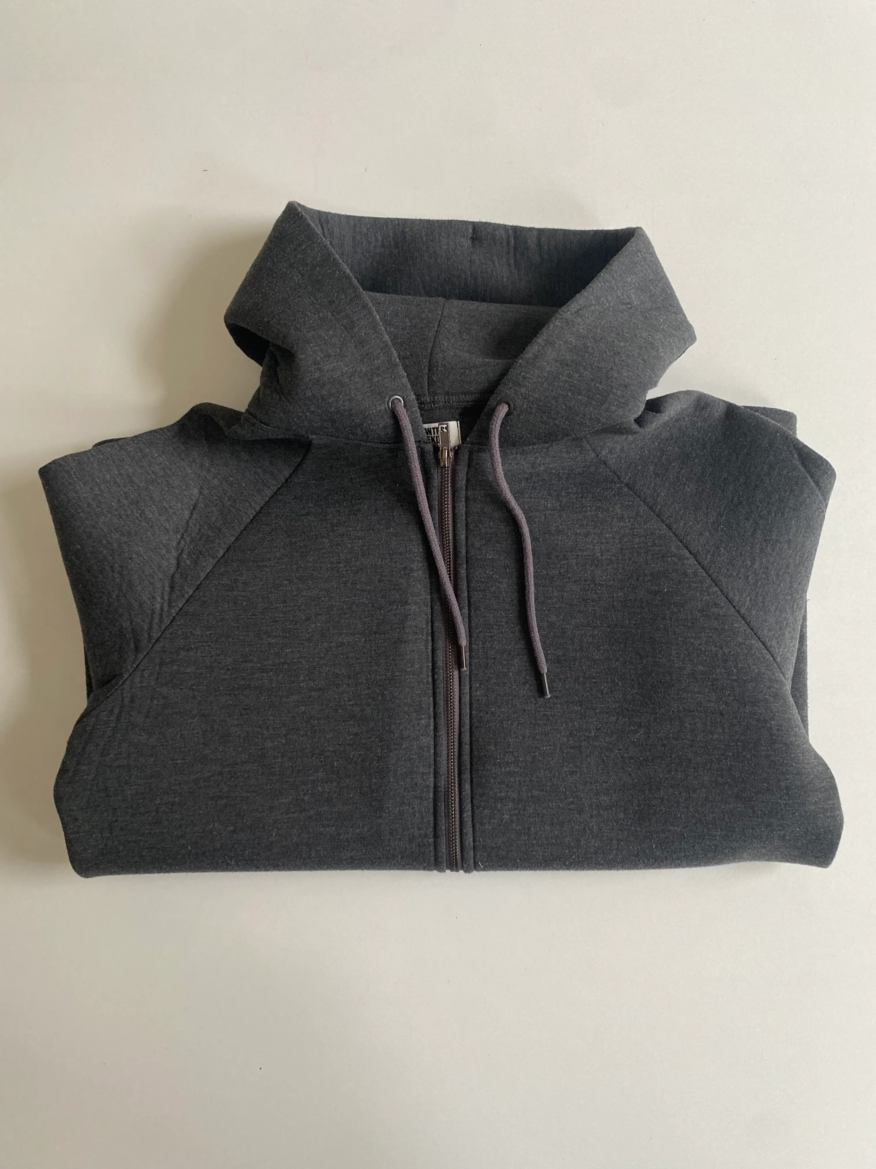 Weekday Cupro Hoodie Grey Size M