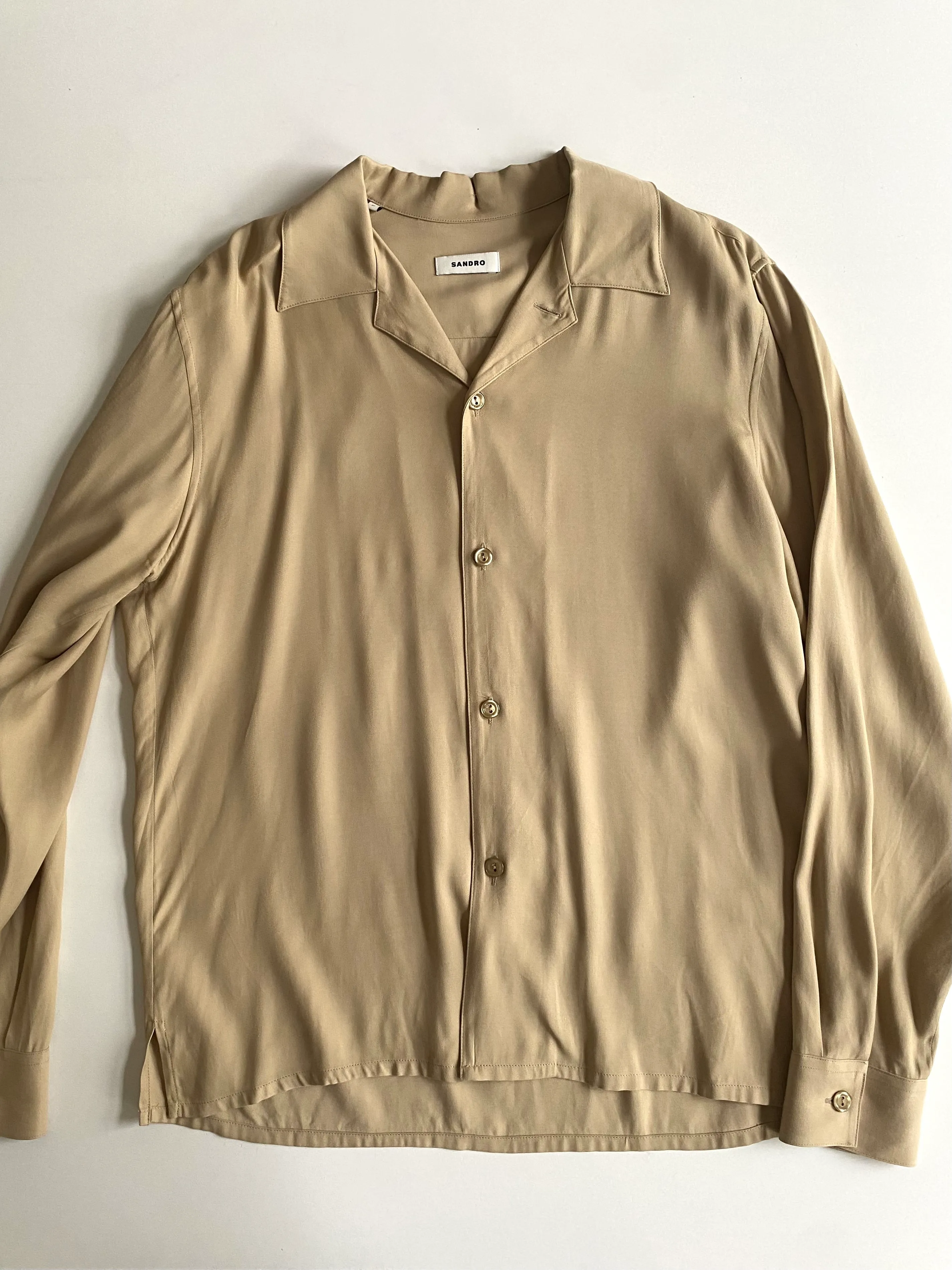 Sandro Shirt Beige Size M
