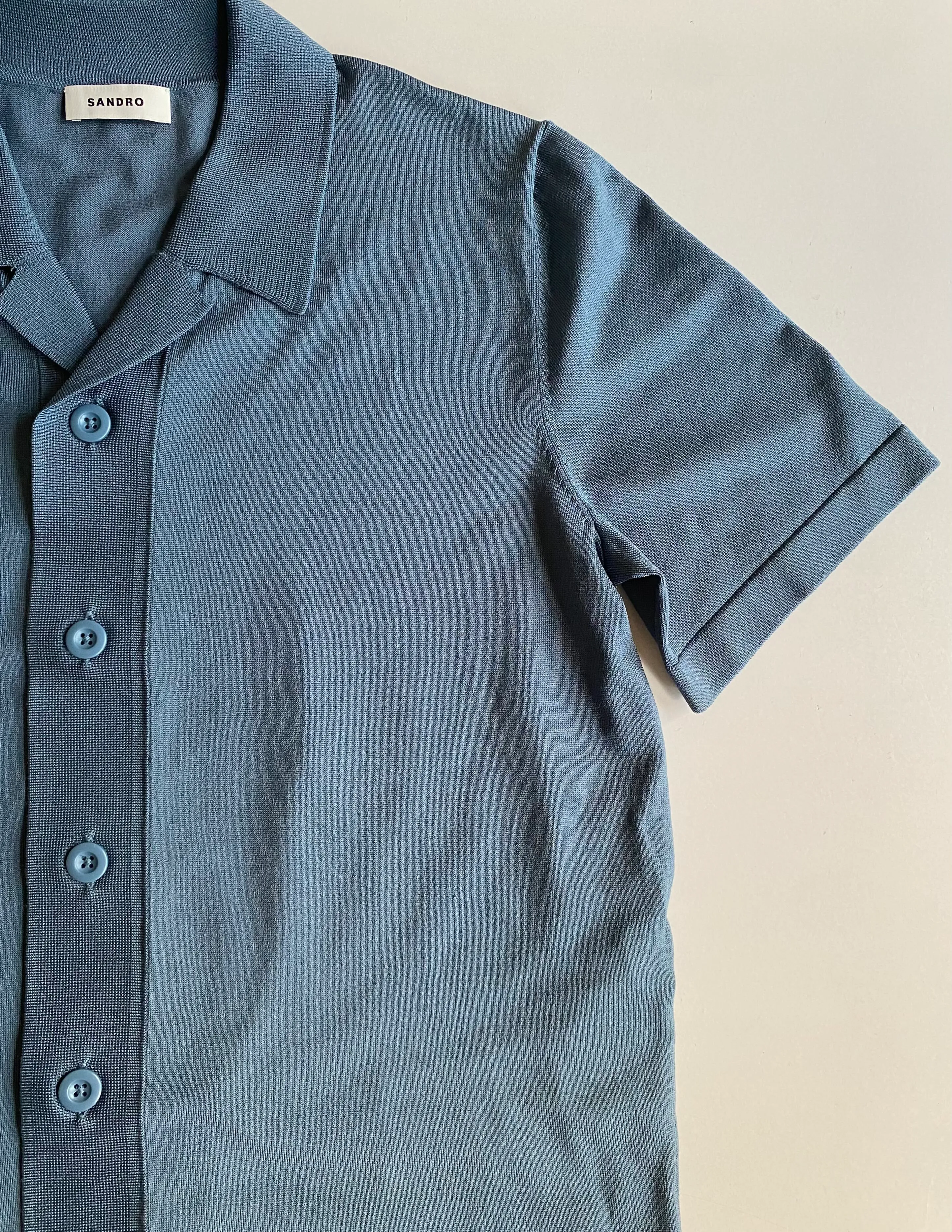 Sandro Knitted Polo Size M 