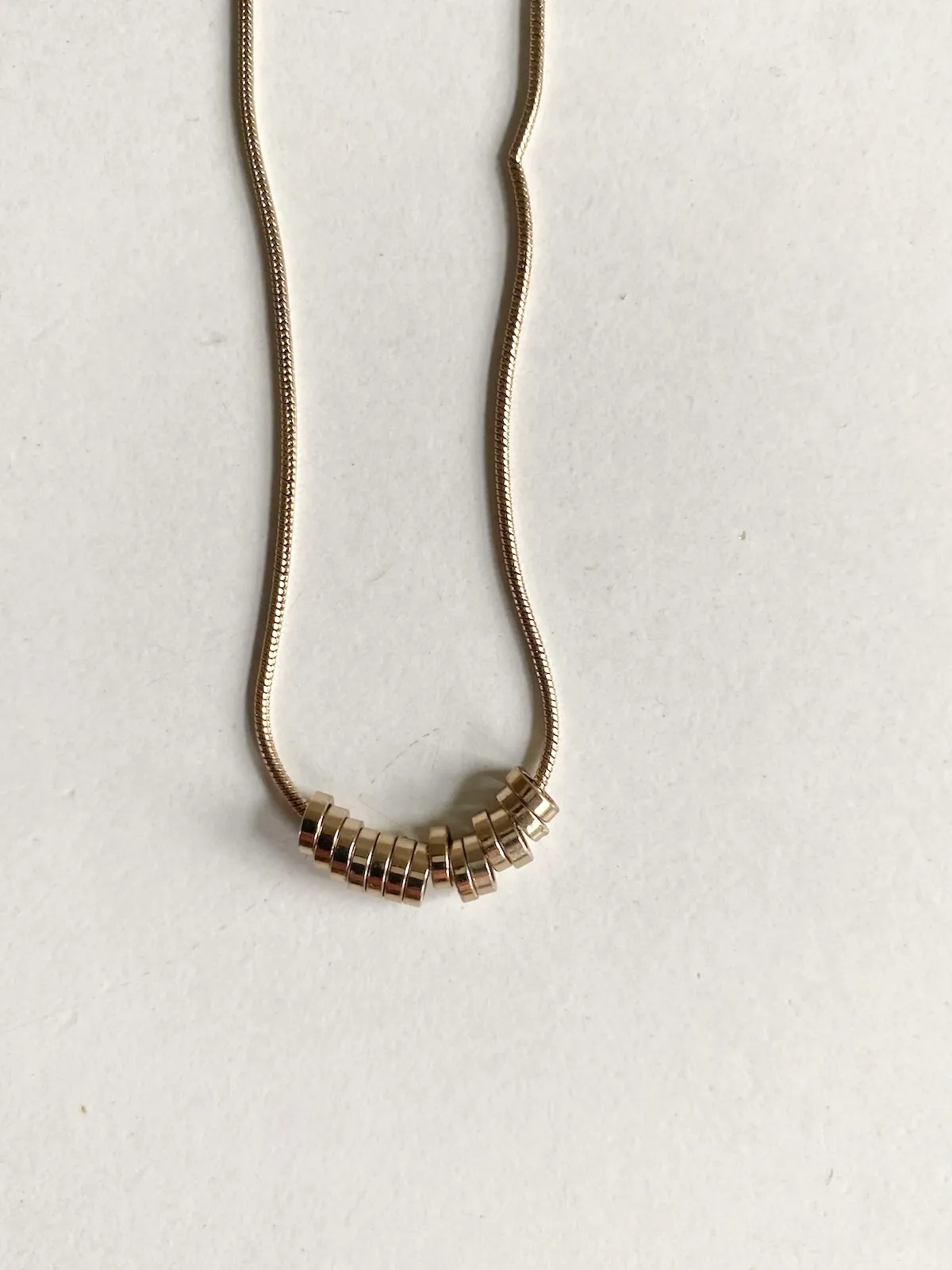 & Other Stories Long Necklace Gold