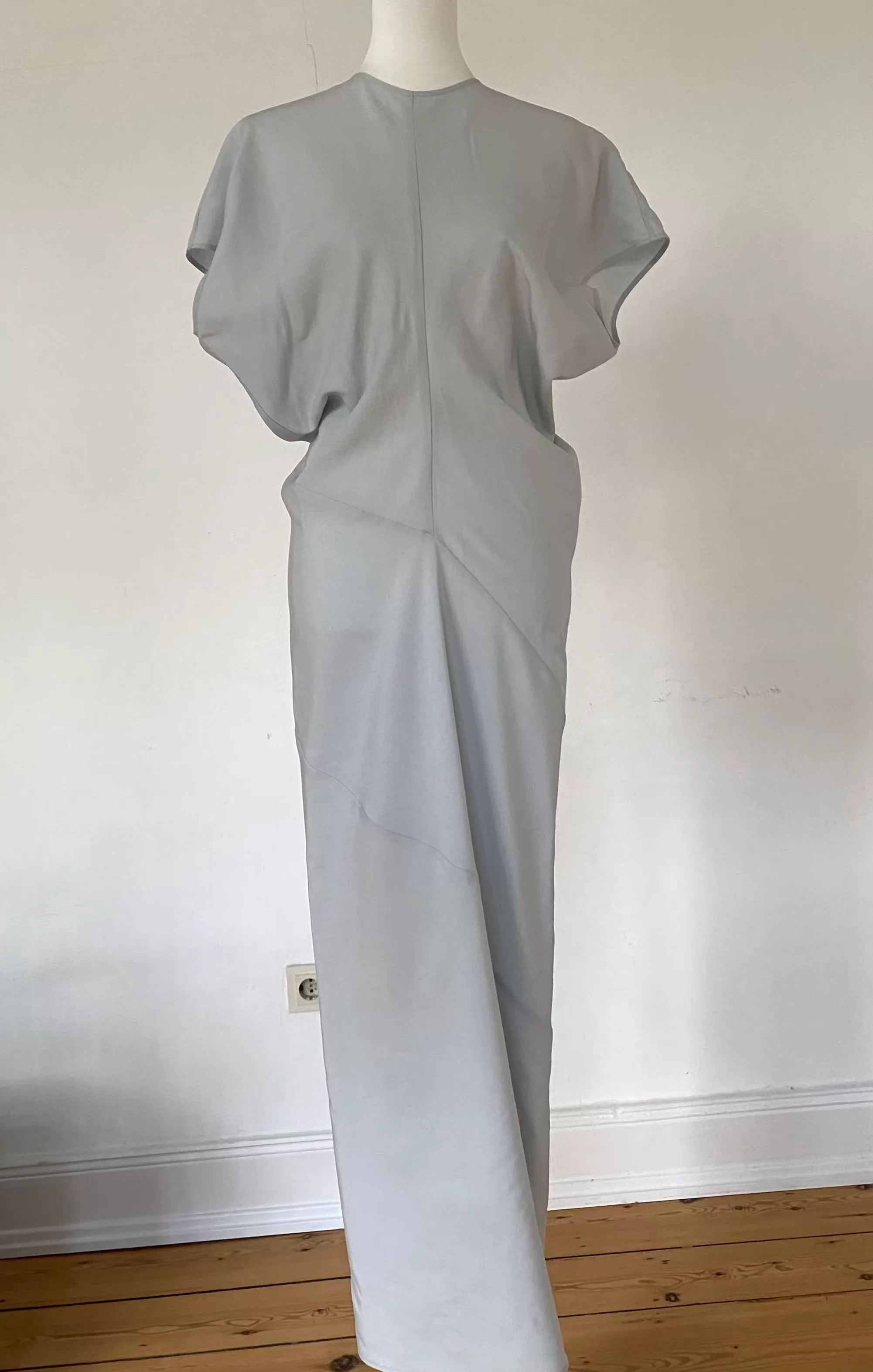 Cos Linen Dress Light Blue EUR 36