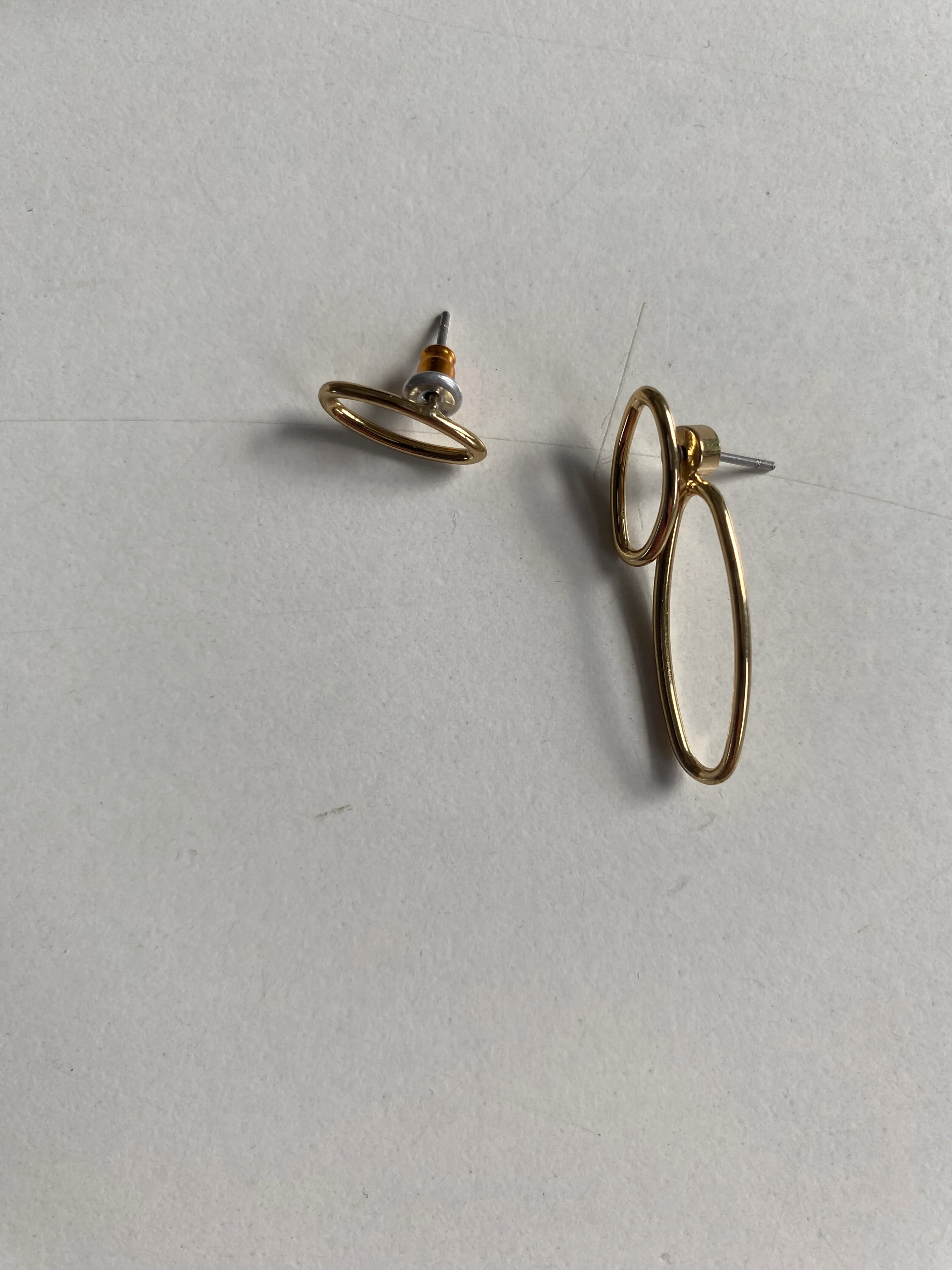 No Name Asymmetric Earrings