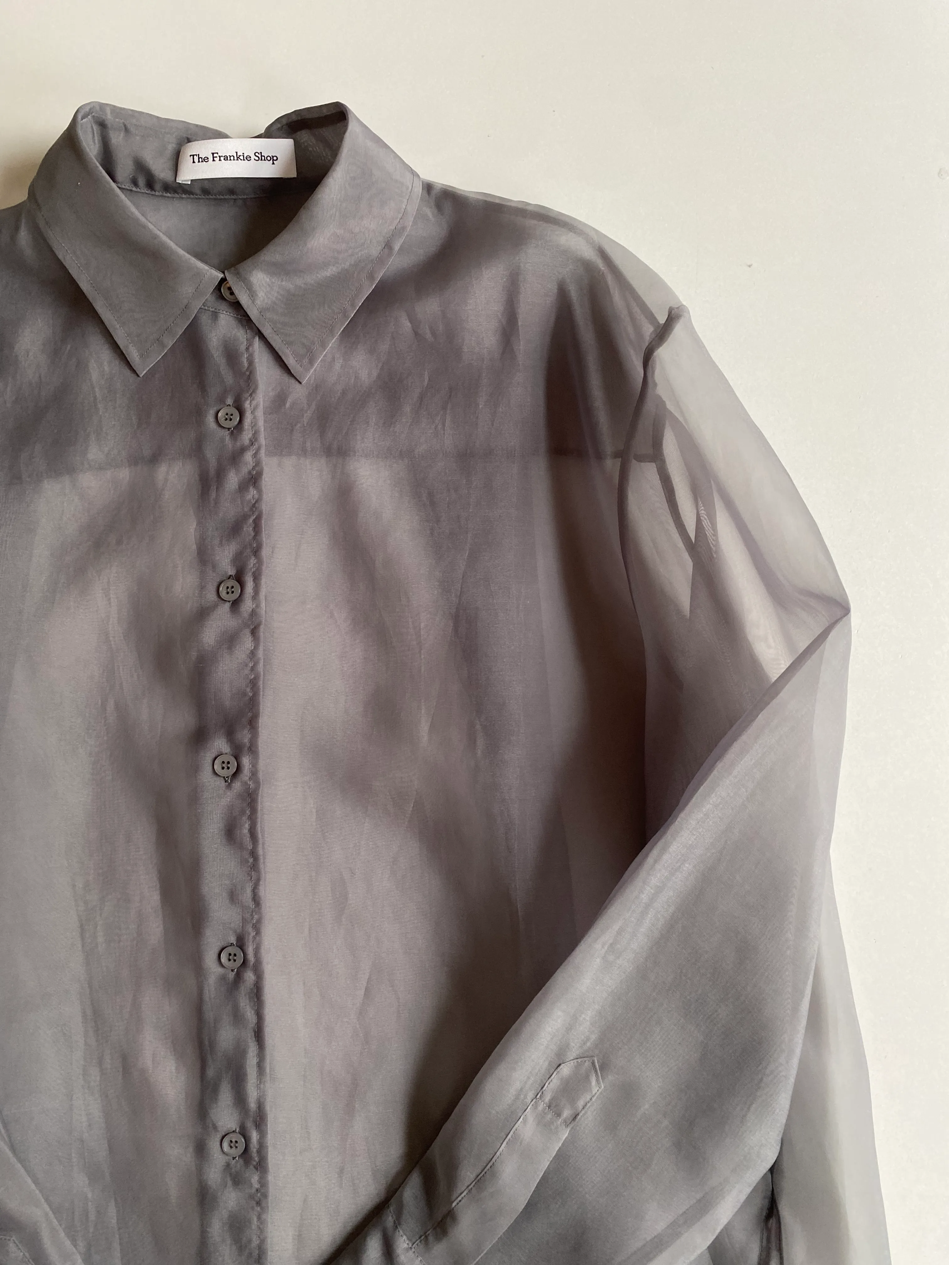 The Frankie Shop Sheer Shirt Size S