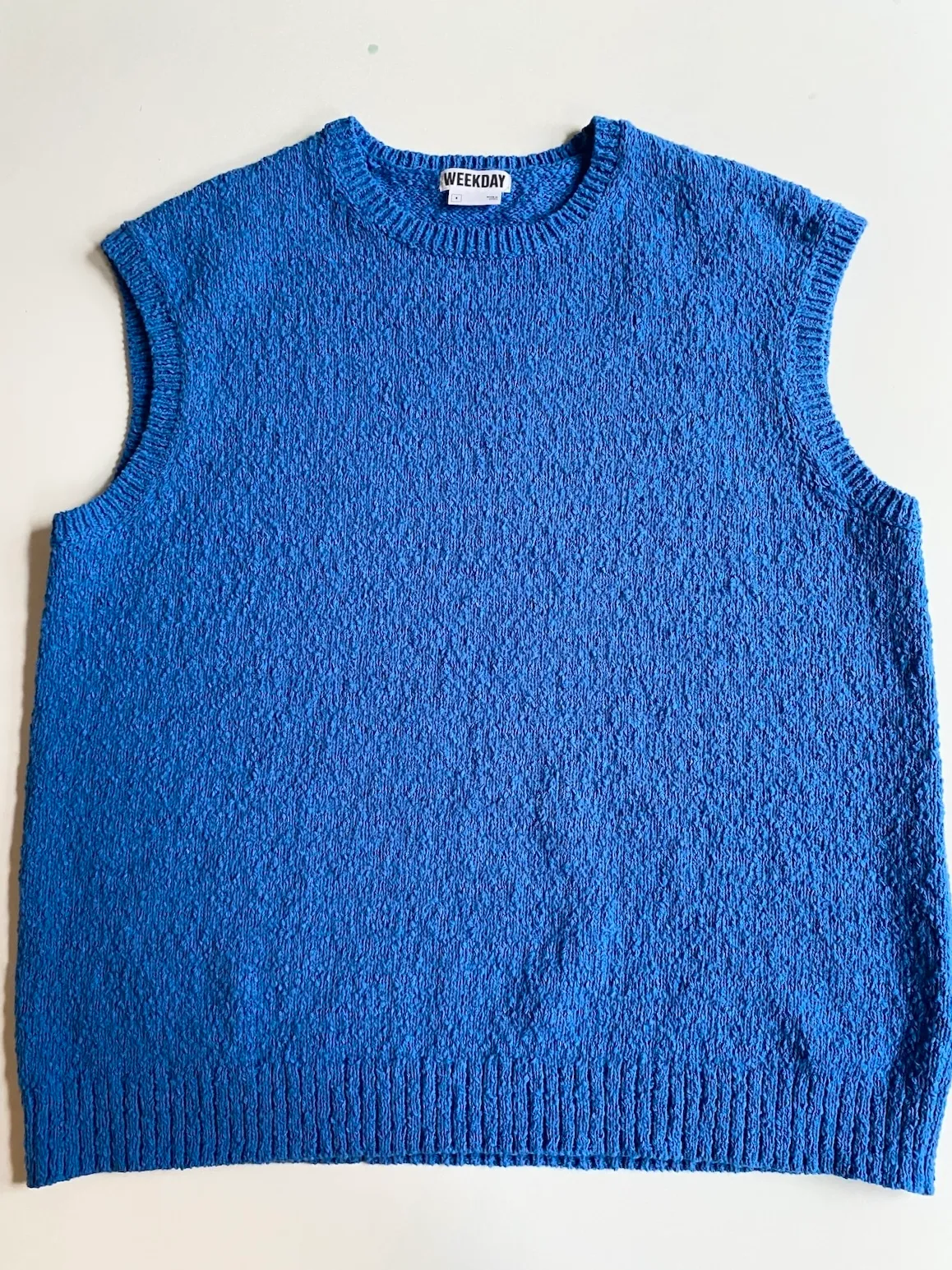Weekday Pullunder Blue — Size S
