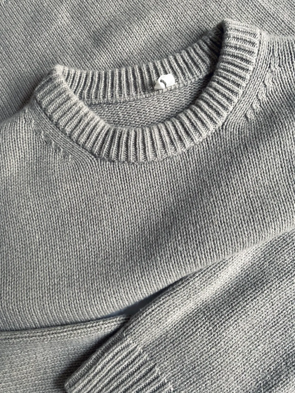 Arket Knit Pullover Stone — Size L