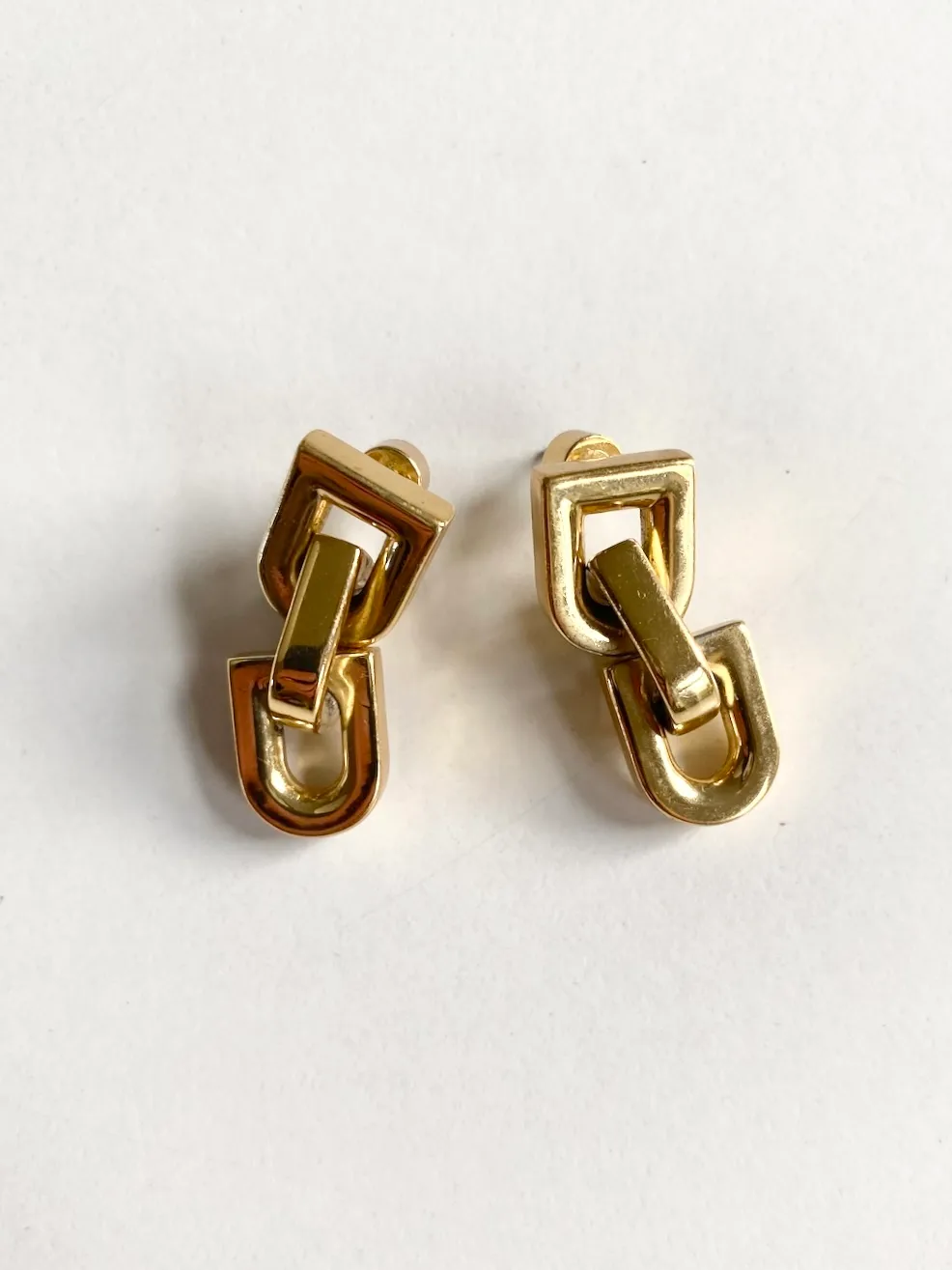 Arket Chain Drop Earrings Gold