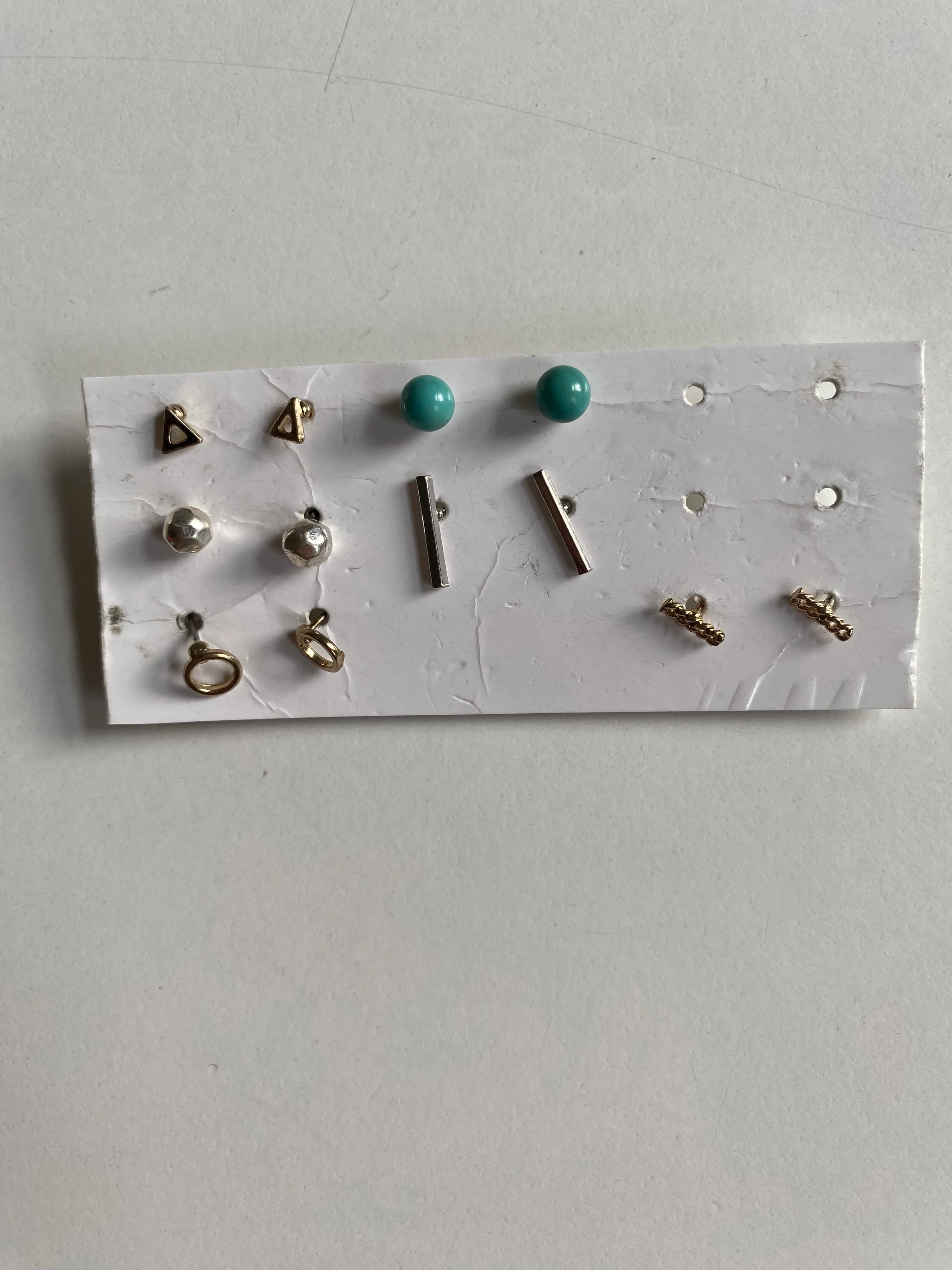 COS & No Name Mixed stud earring multipack