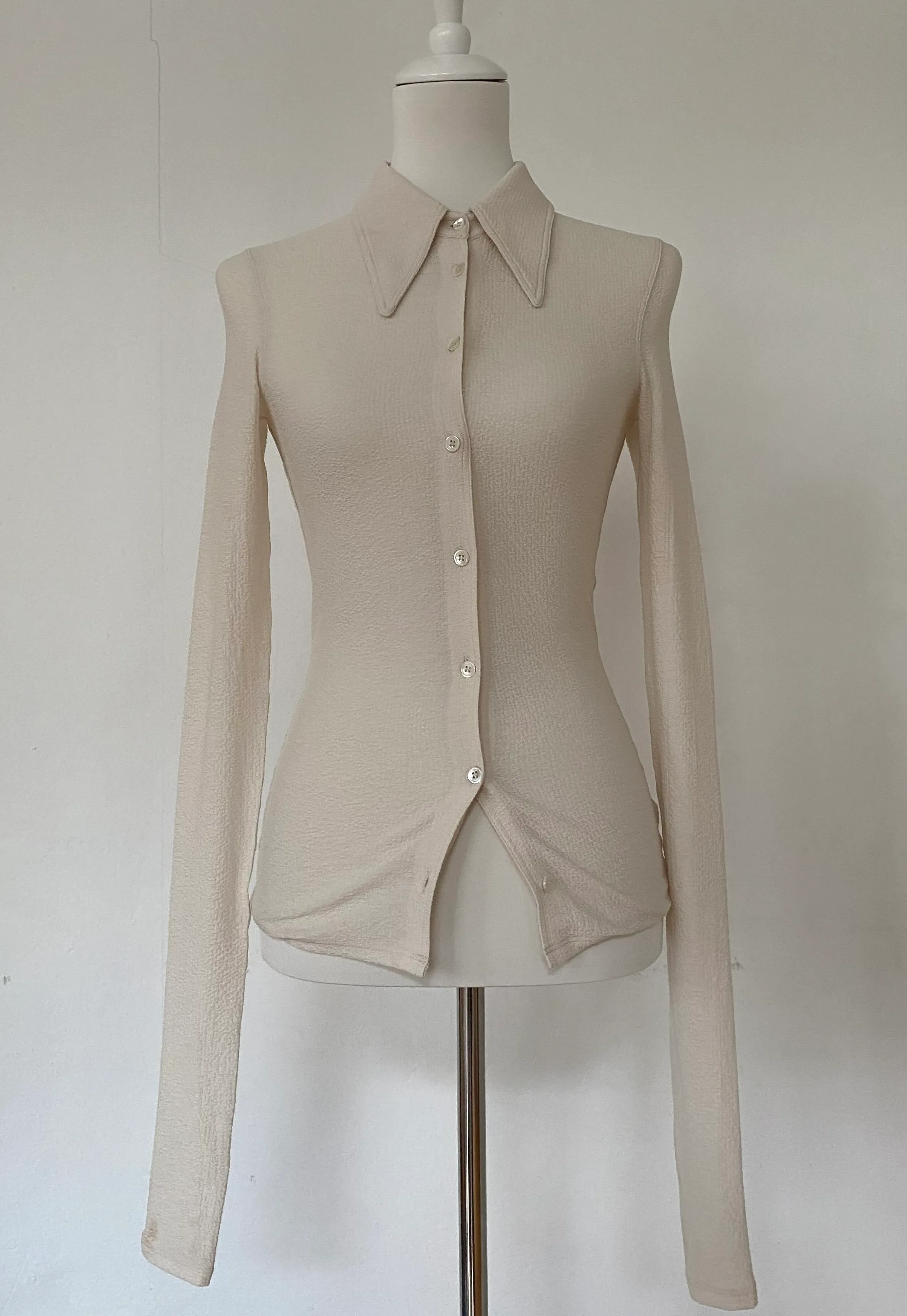 H&M Studio Shirt Cream Size XS