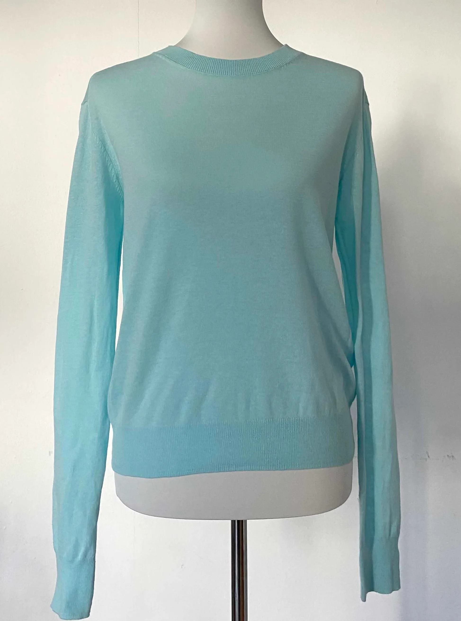 Closed Pullover Aqua Size S