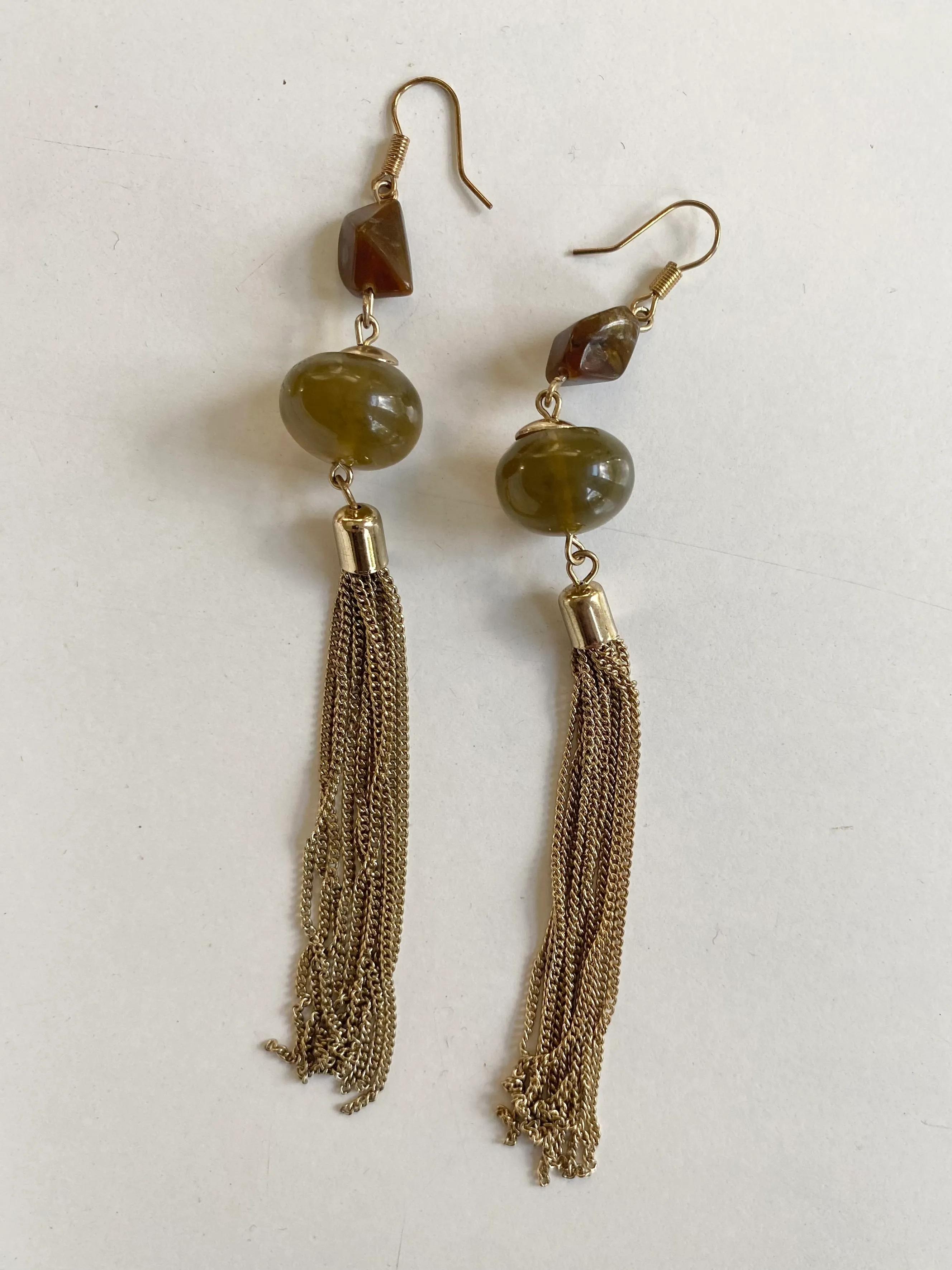 ASOS Tassel Earrings Gold 