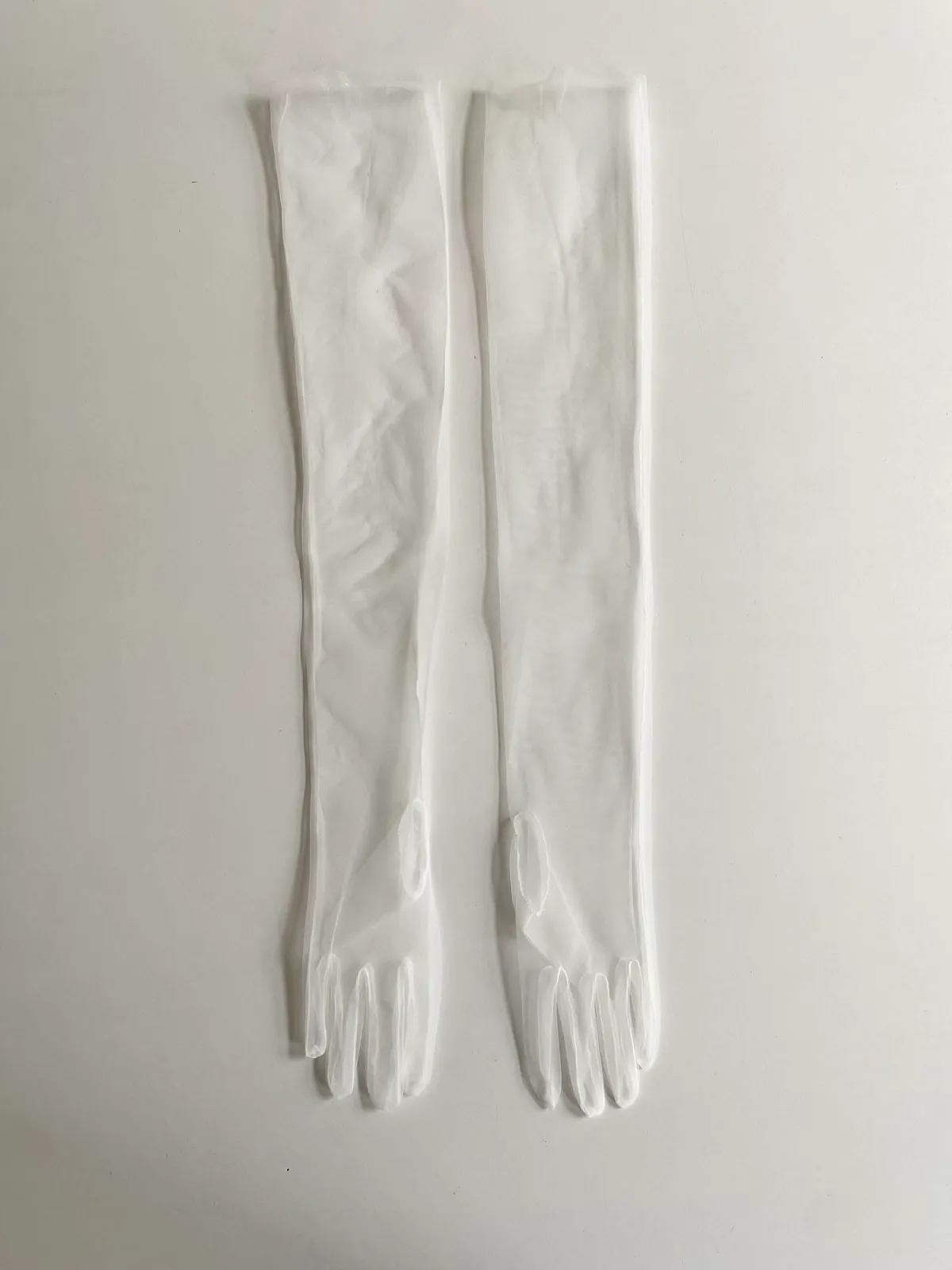 No Name Mesh Gloves White — OS