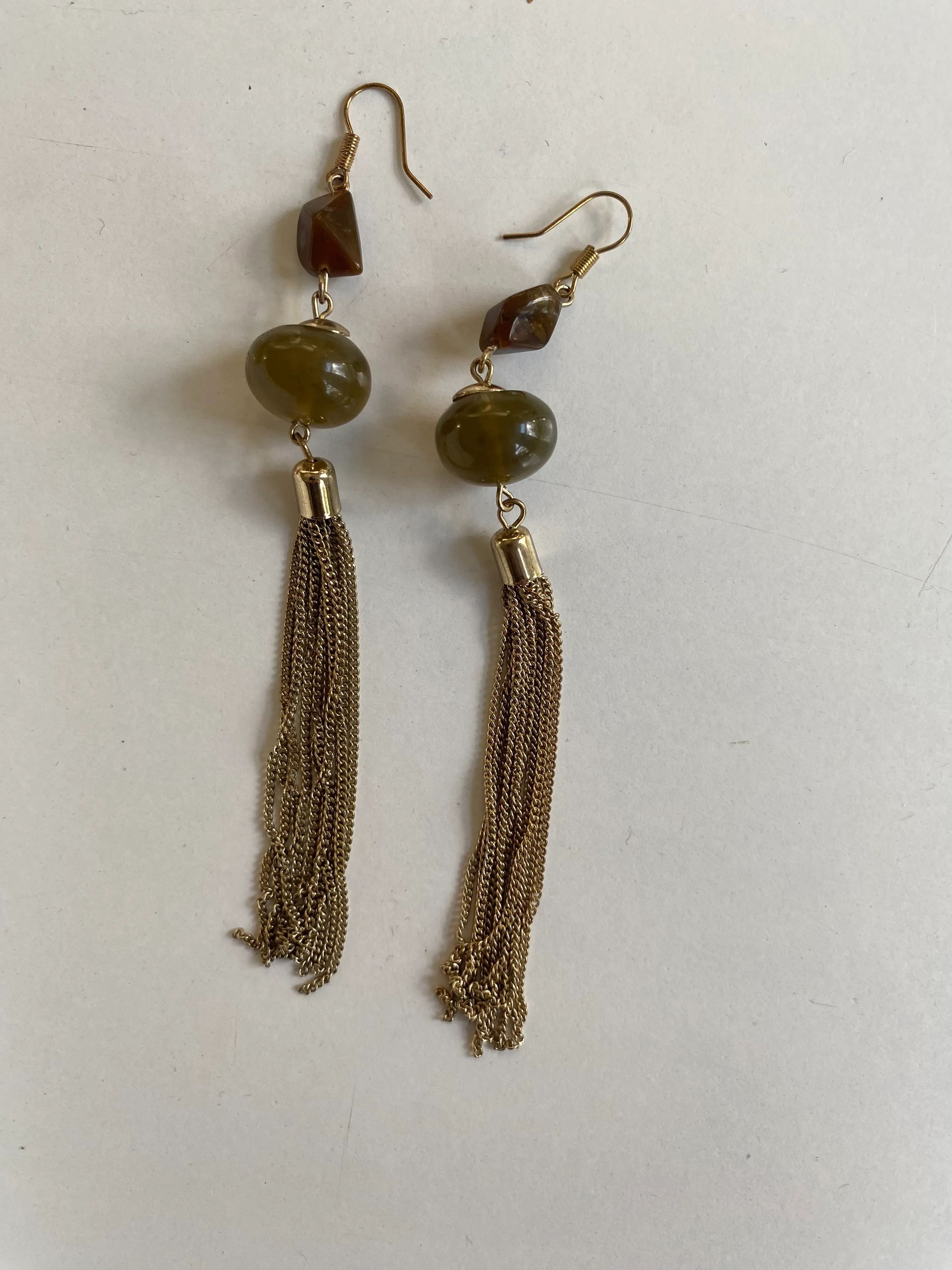 ASOS Tassel Earrings Gold 