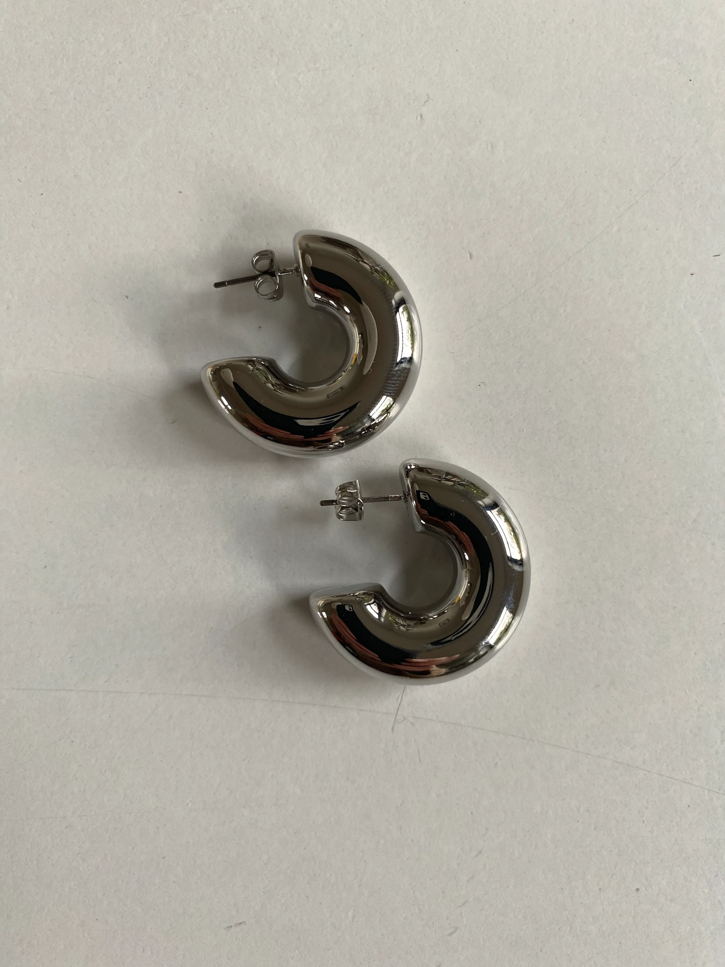 No Name Chunky Hoop Earrings