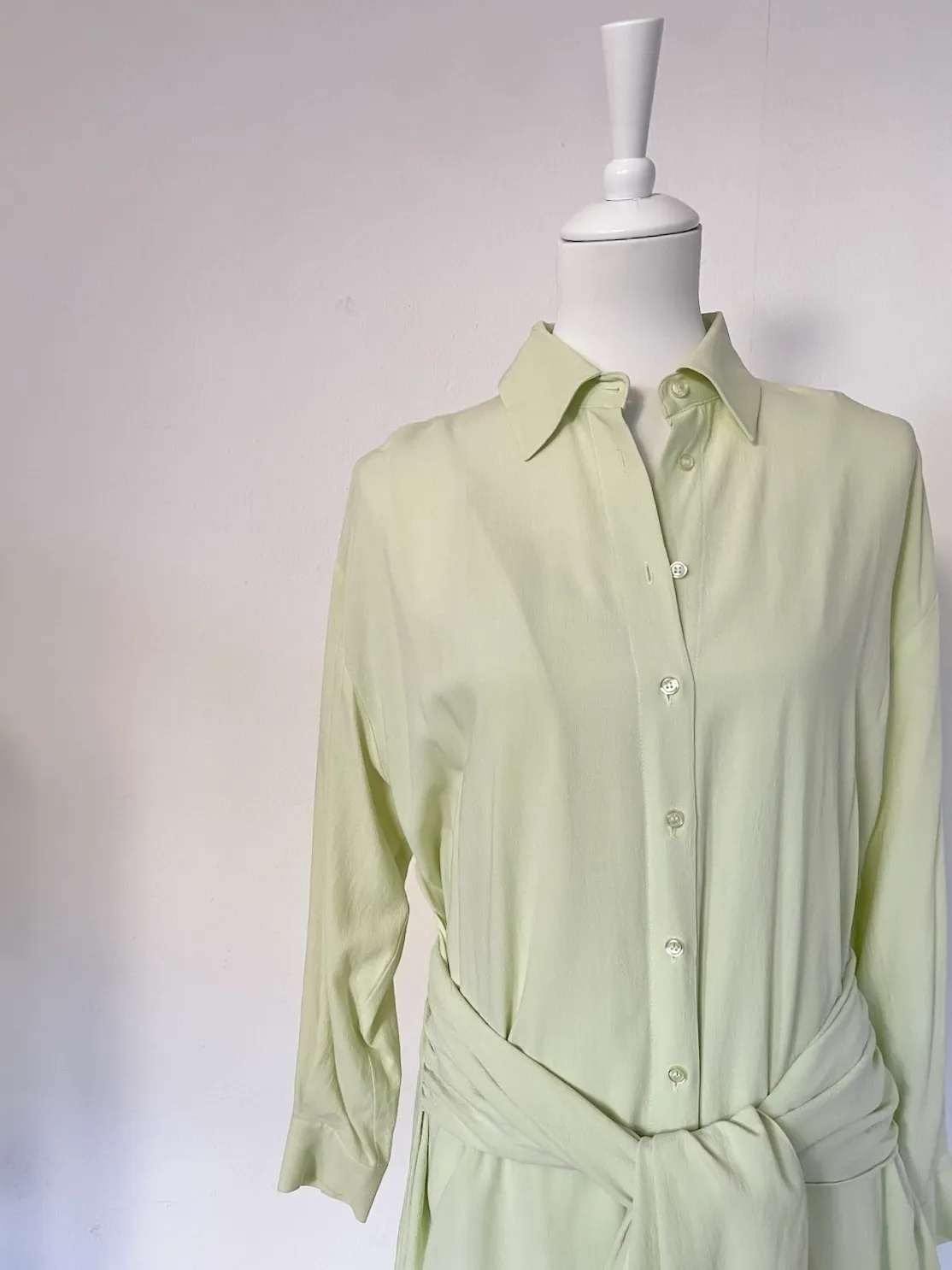 Maje Wrap-effect Dress — FR 38 