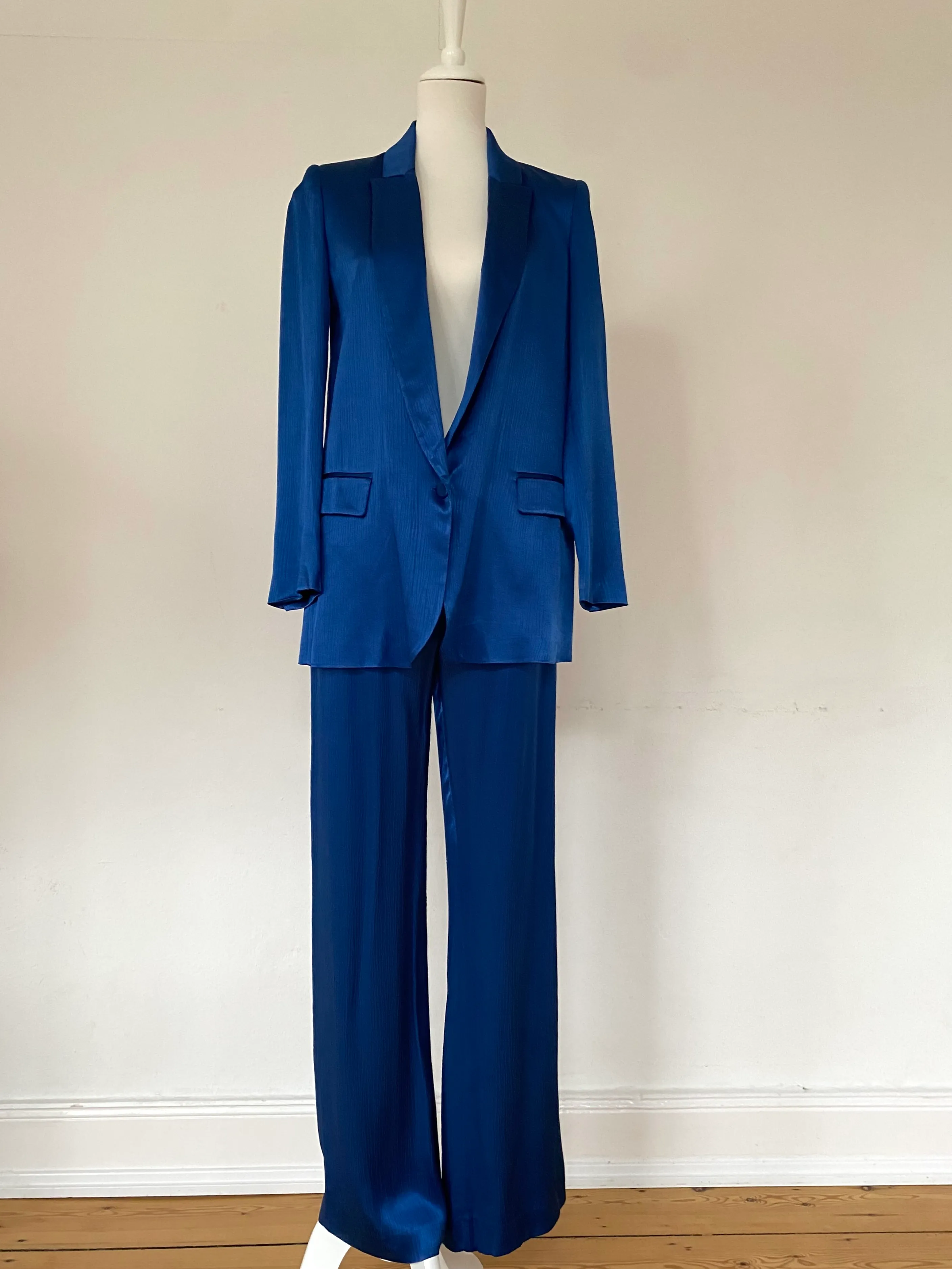 Zara Satin-finish Trousers Size M
