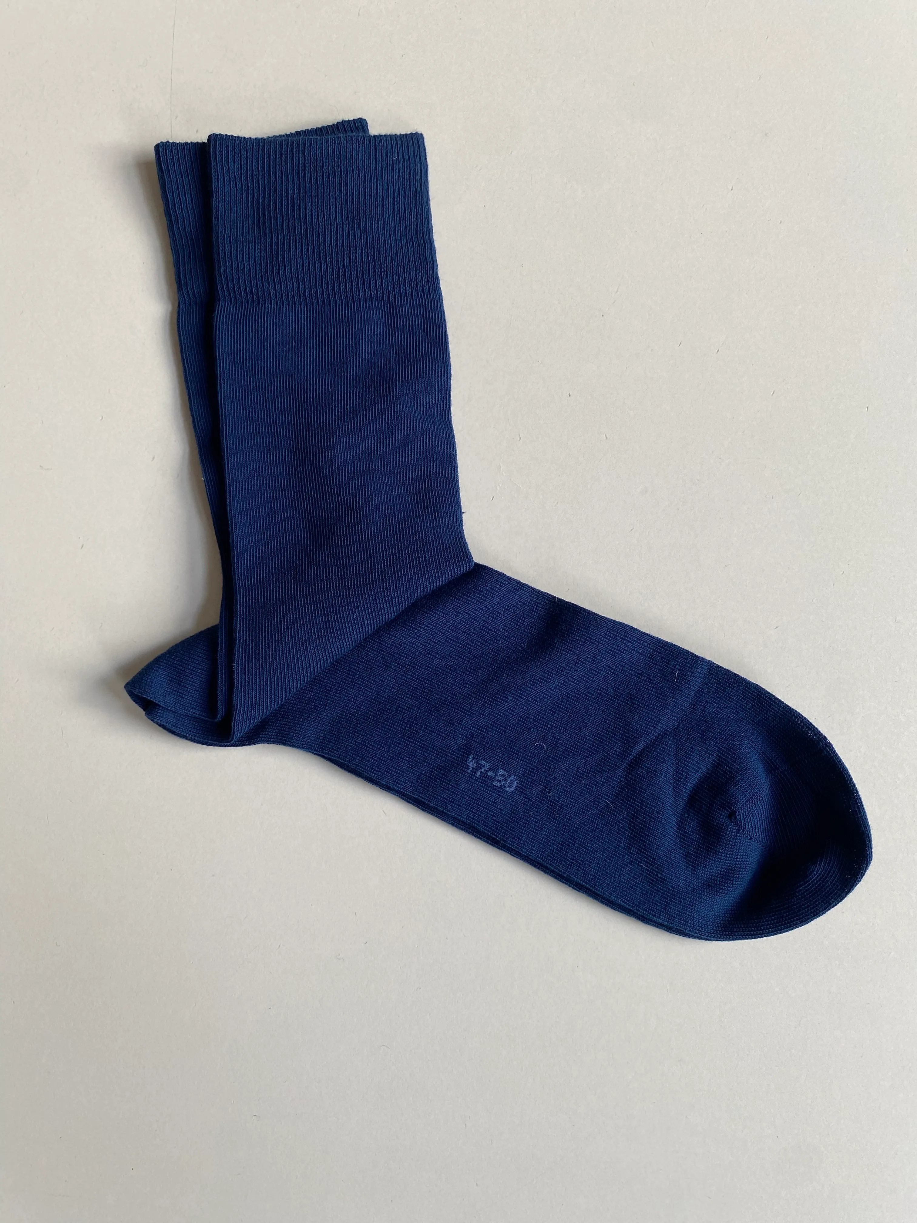Falke Cotton Socks Blue Size 47–50 