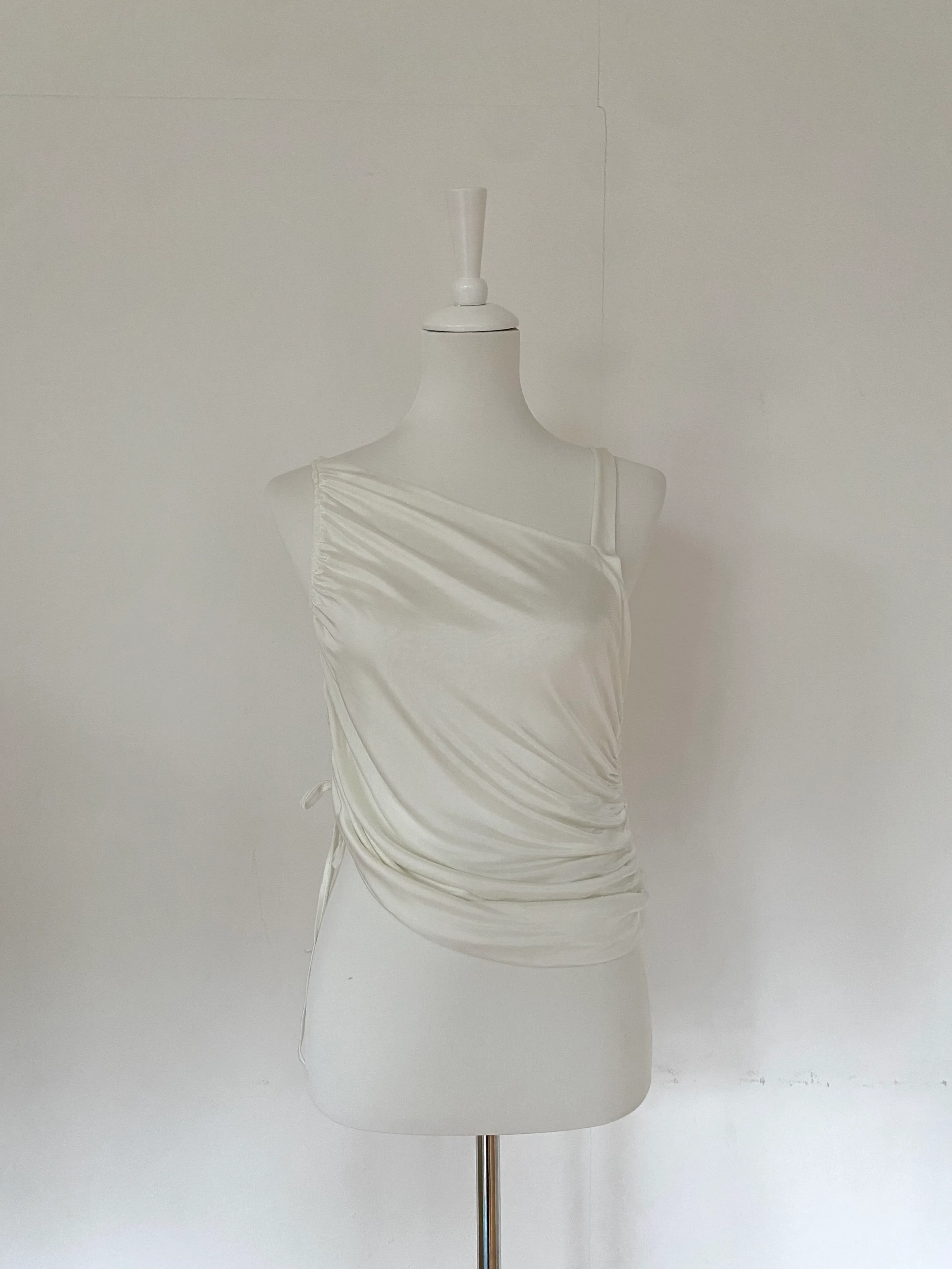 Andreādamo Gathered Top Size M
