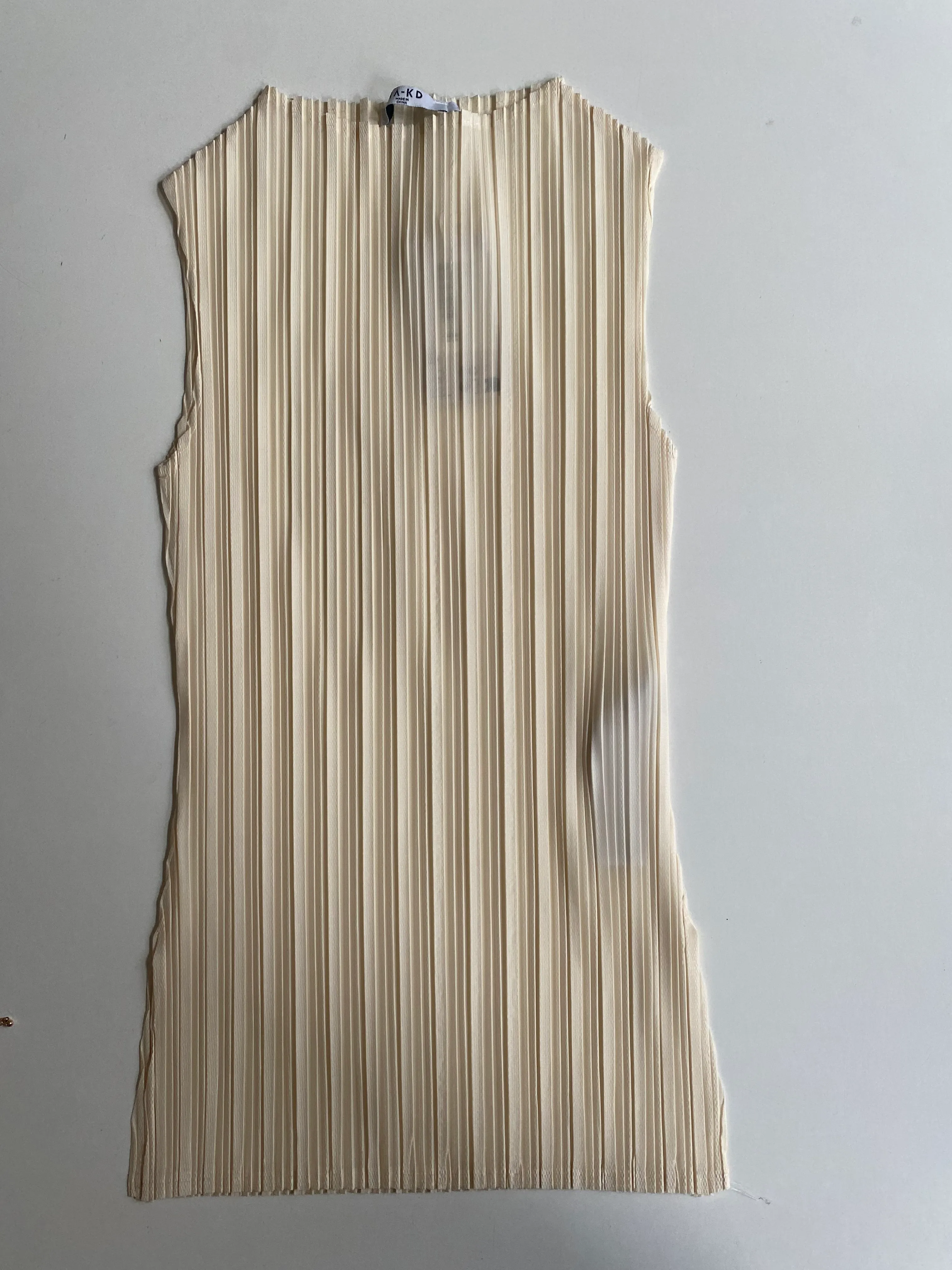 Nakd Pleated Top Cream Size S