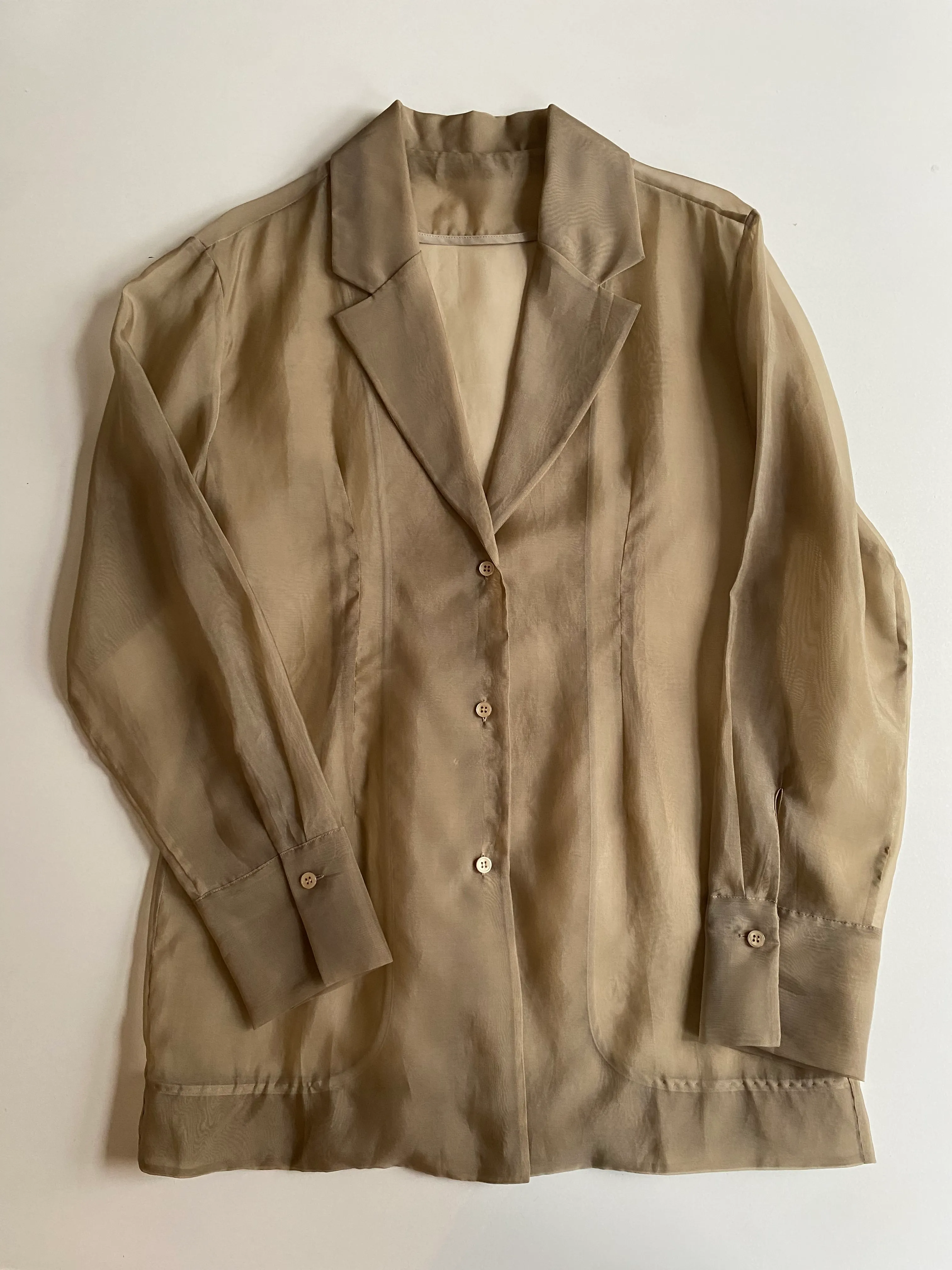 The Frankie Shop Sheer Blazer Size S