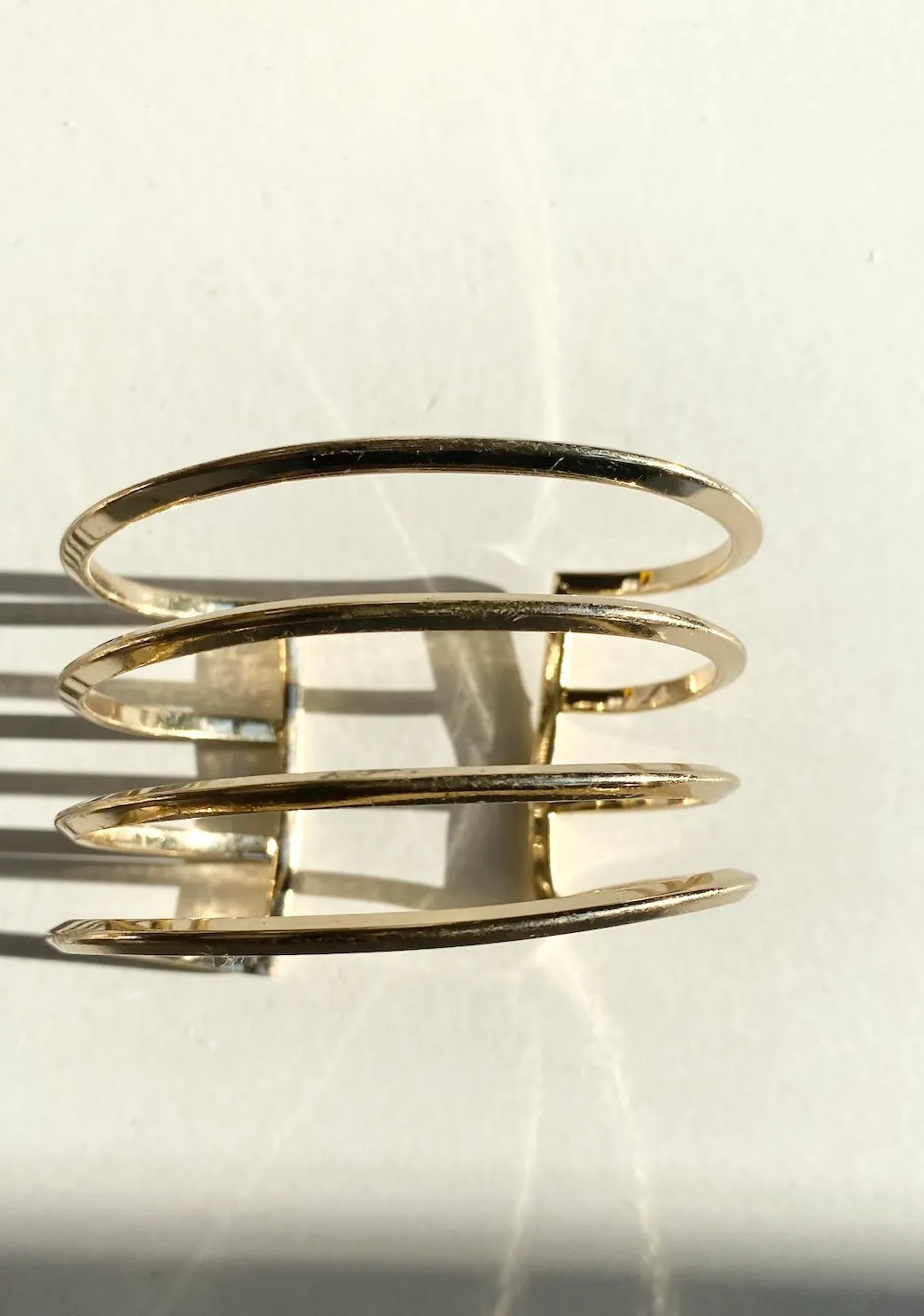 & Other Stories Triple-band Bracelet Gold