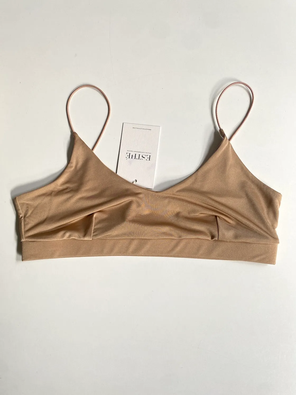 Esthé Clothing Jersey Bra Top Nude  – L