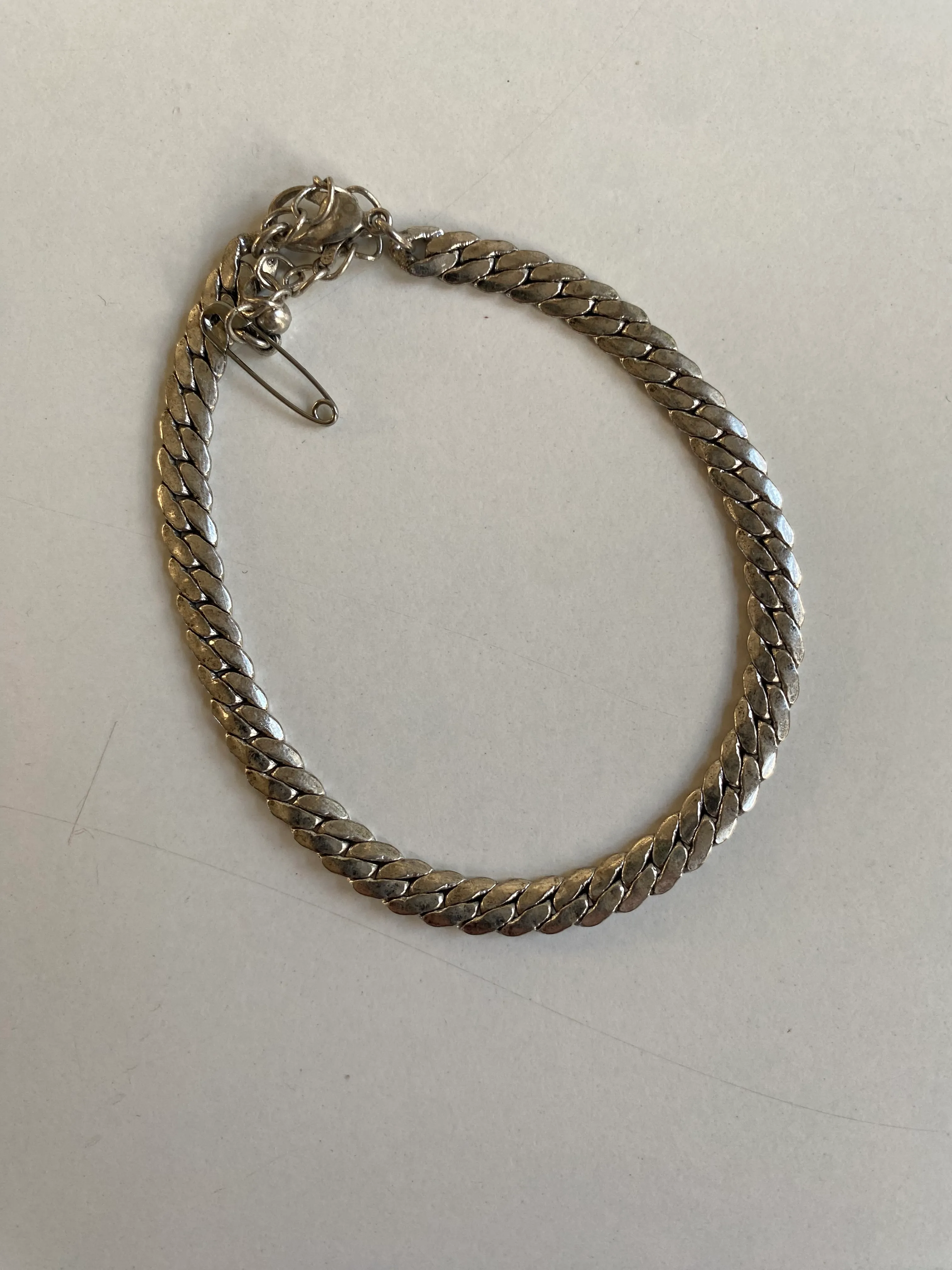 Vintage Chain Bracelet Silver