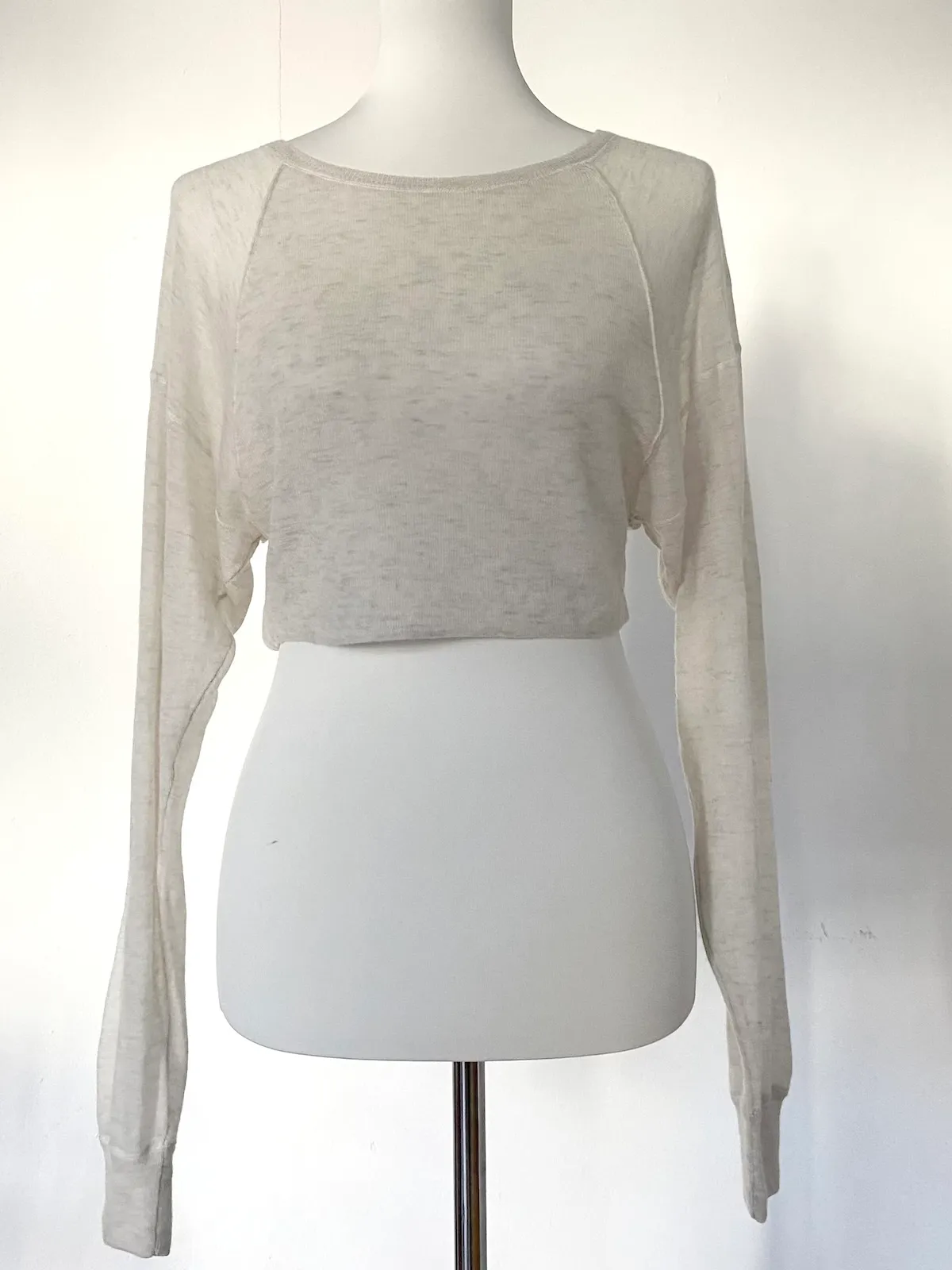 Filippa K Cropped Pullover — Size S