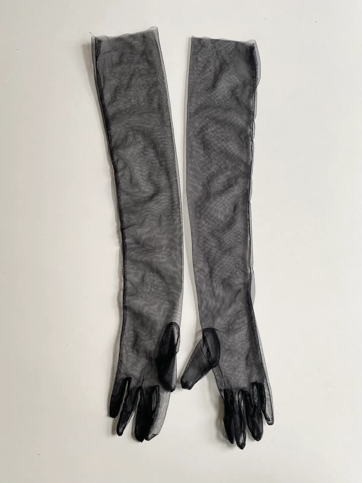 No Name Mesh Gloves Black — One Size